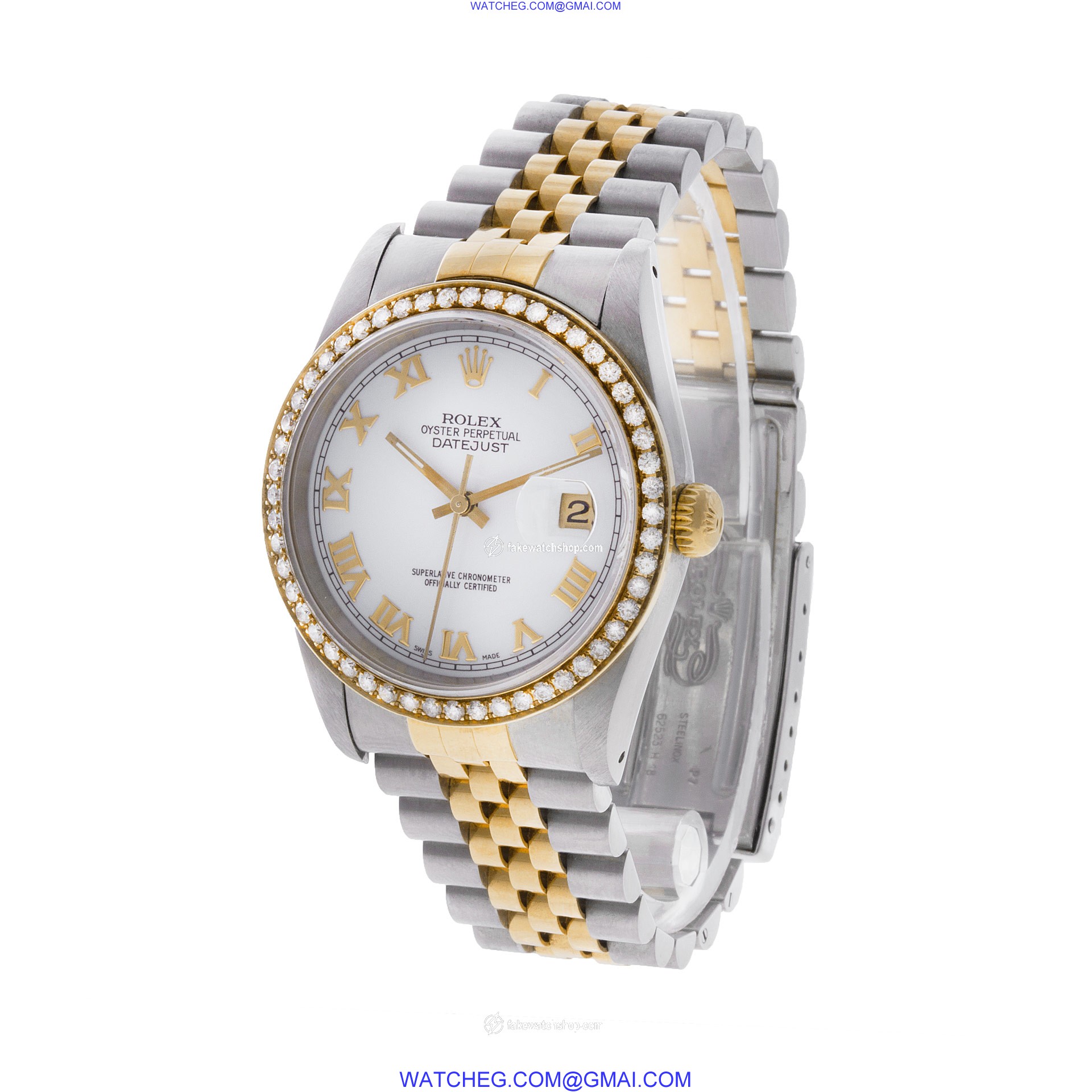 Rolex 16233 Datejust Automatic Male 18k Yellow Gold 2