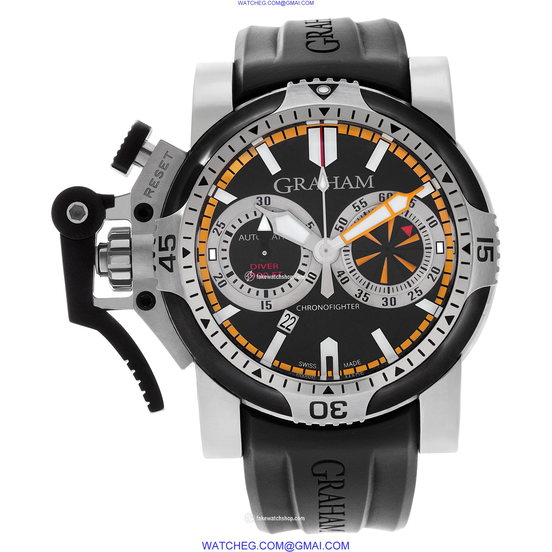 Graham 2OVES.B15A Chronofighter Automatic Male Stainless Steel 2