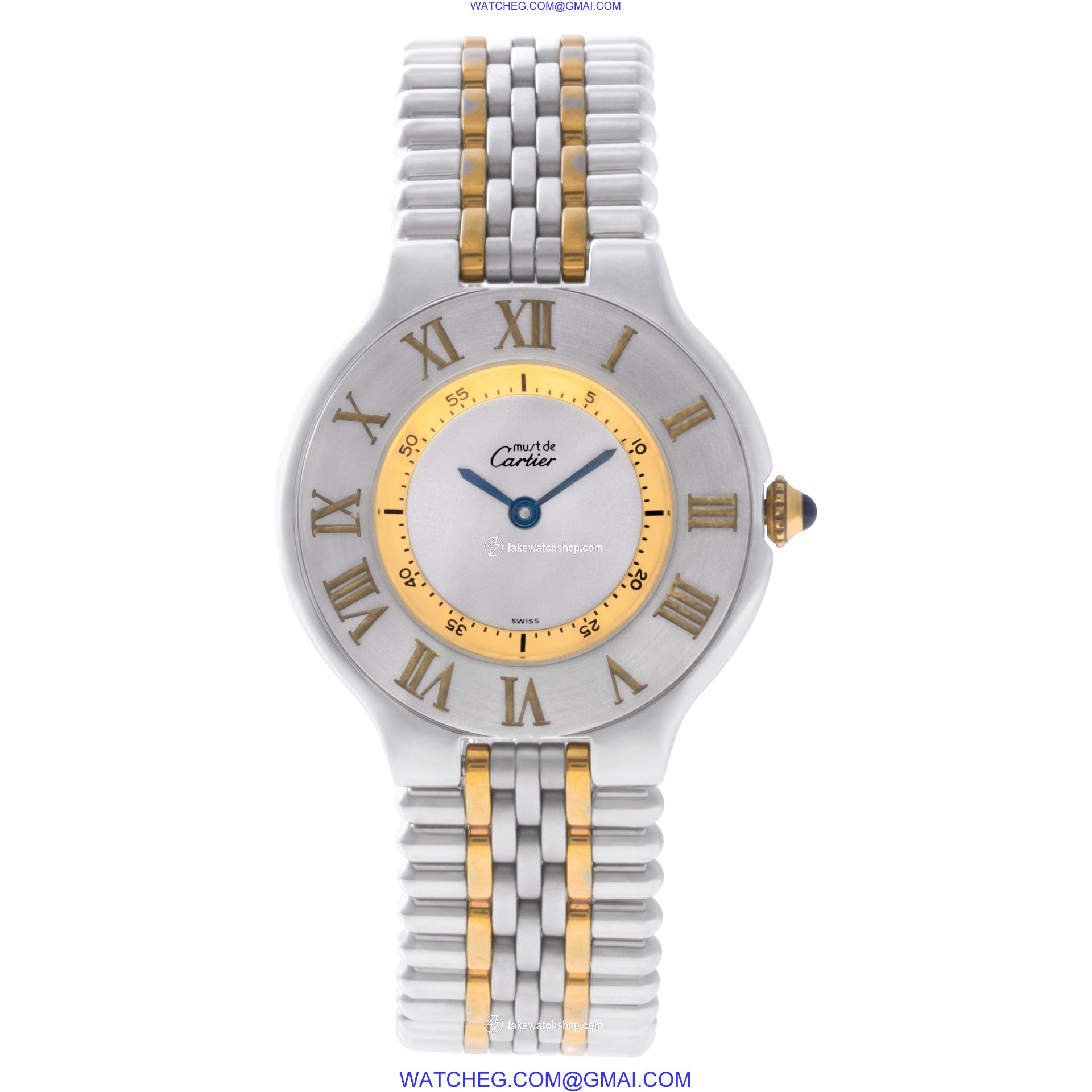 Cartier 1330 Must 21 Quartz Unisex Stainless Steel 2