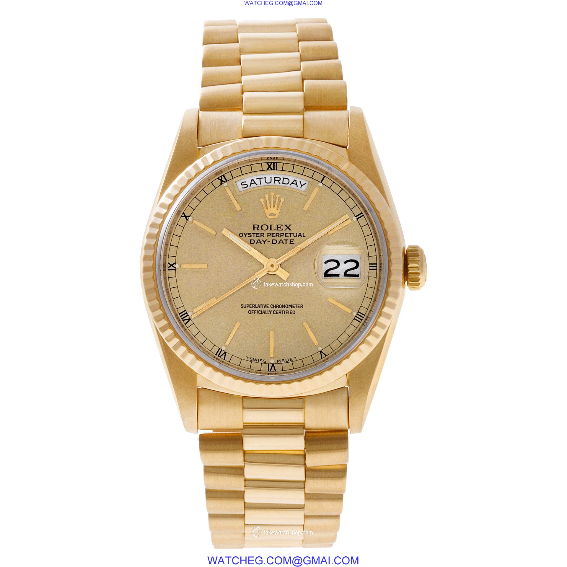 Rolex 18238 Day-Date Automatic Male 18k yellow gold 2