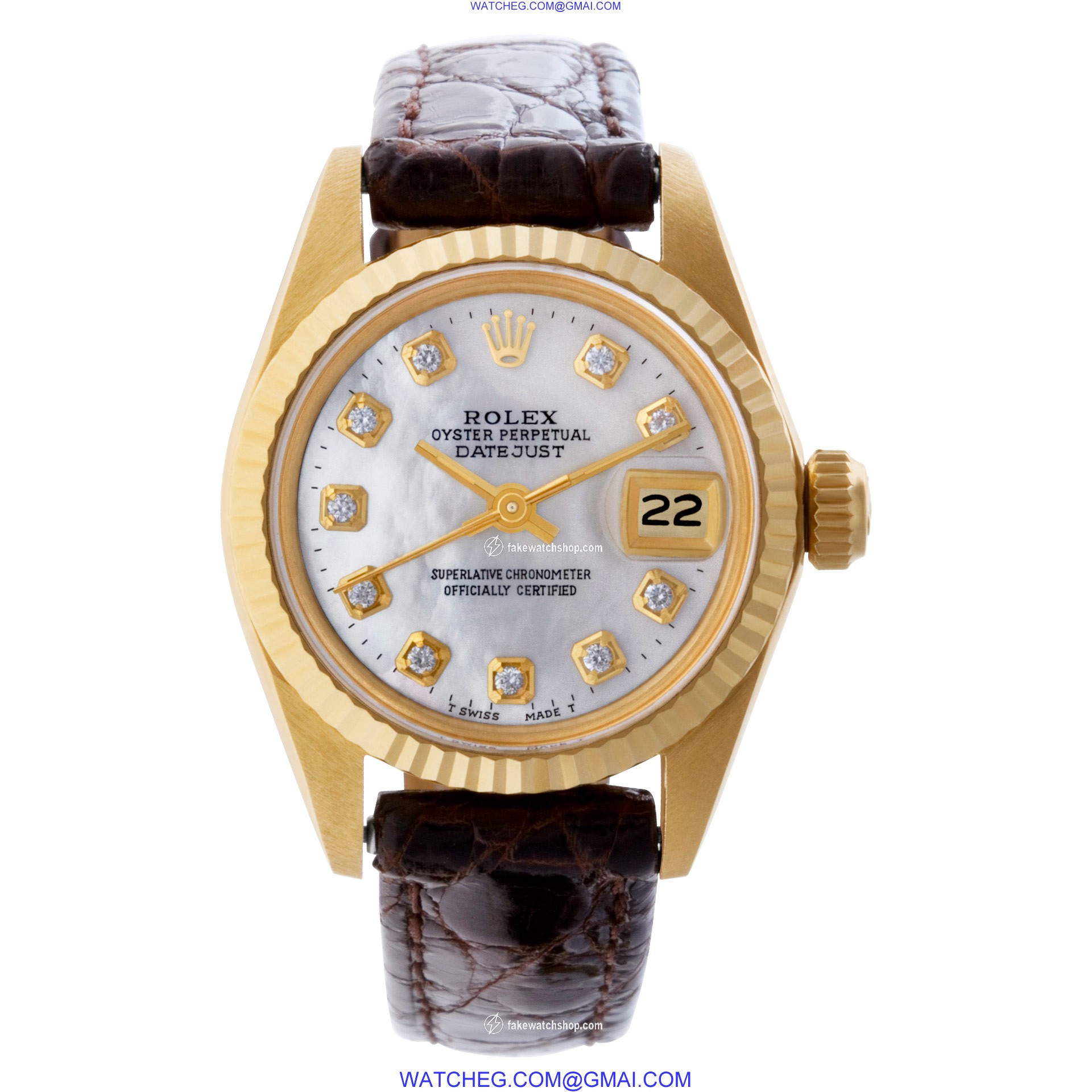 Rolex 6917 Datejust Automatic Female 18k yellow gold 2