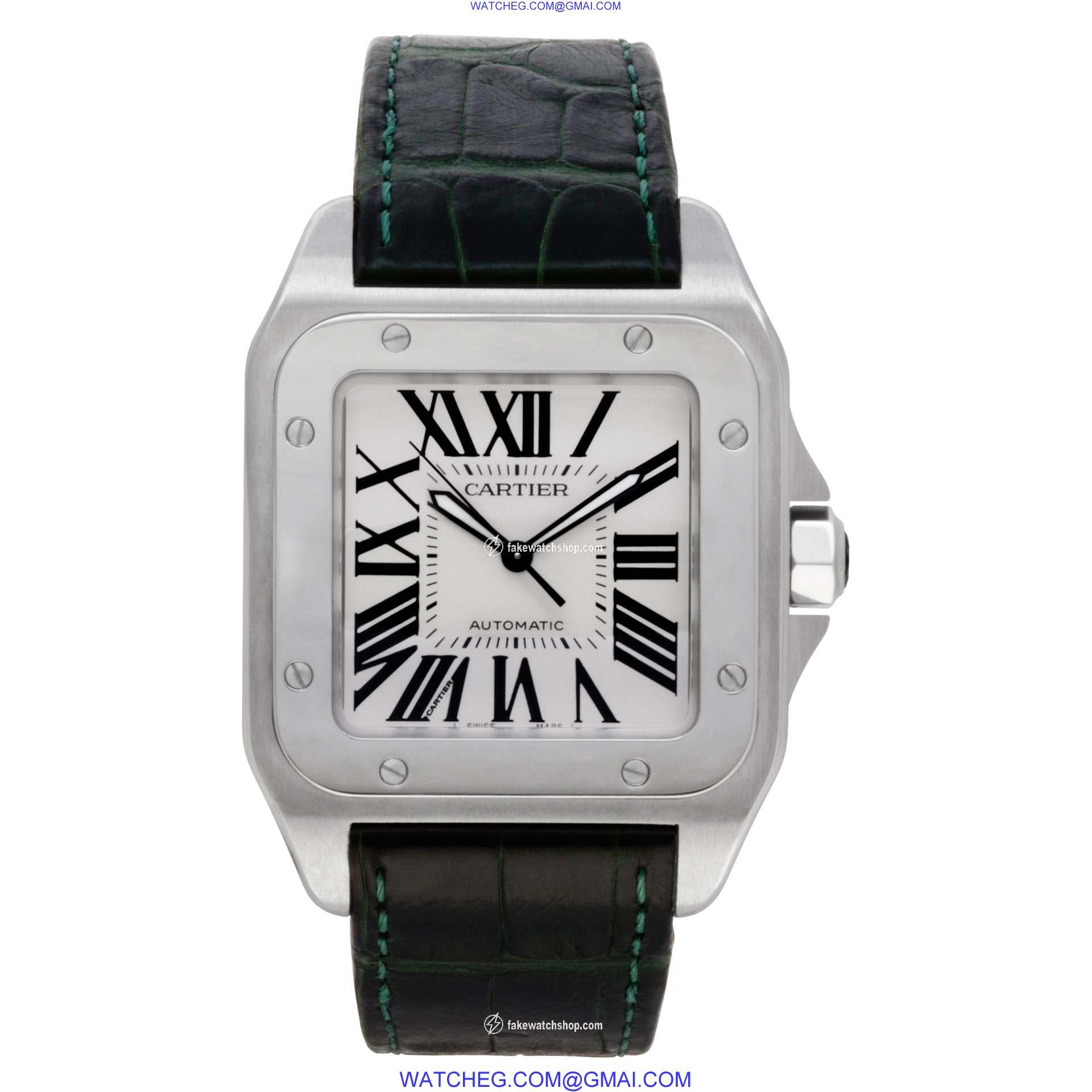 Cartier W20073X8 Santos 100 Automatic Male Stainless Steel 2