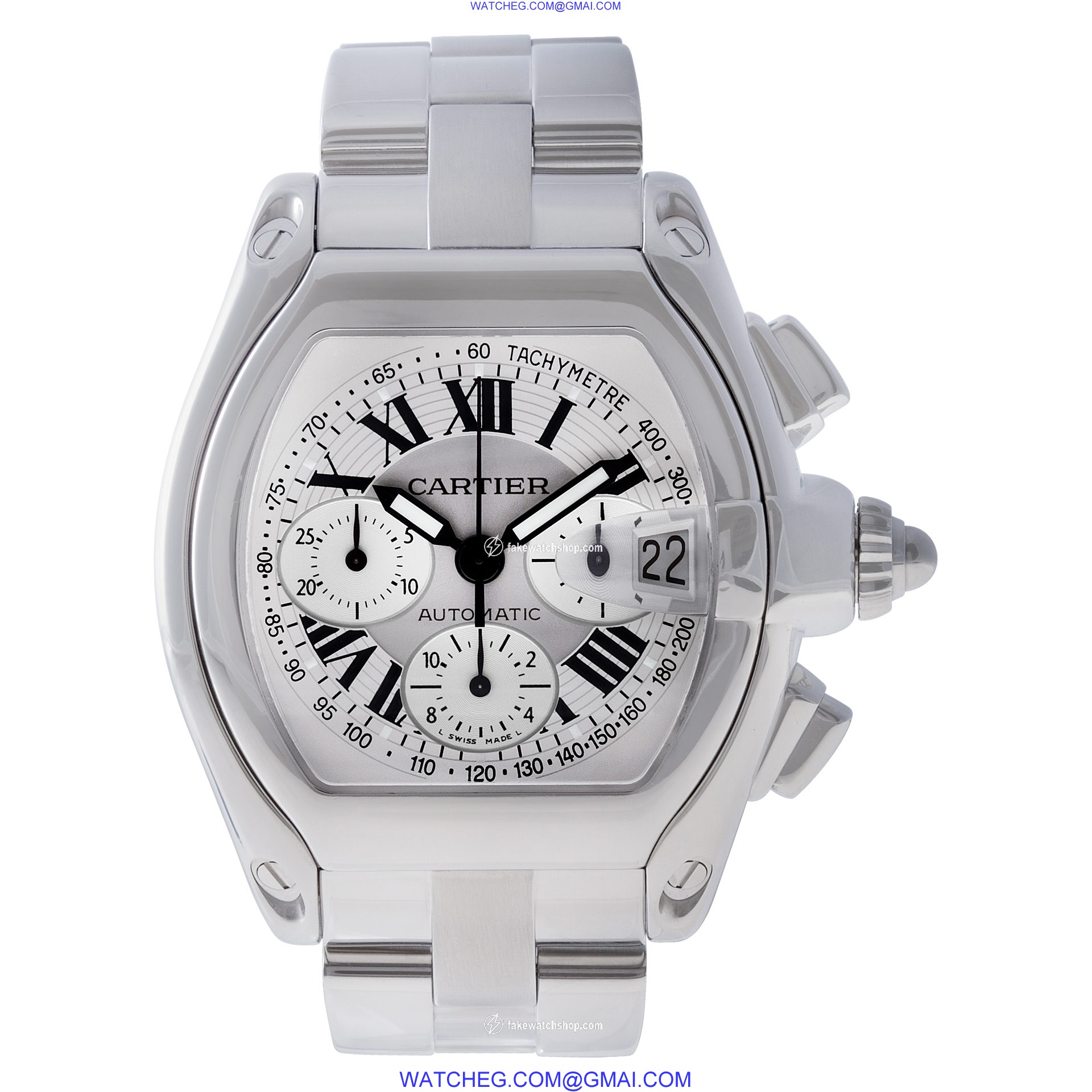 Cartier W62019X6 Roadster Automatic Male Stainless Steel 2
