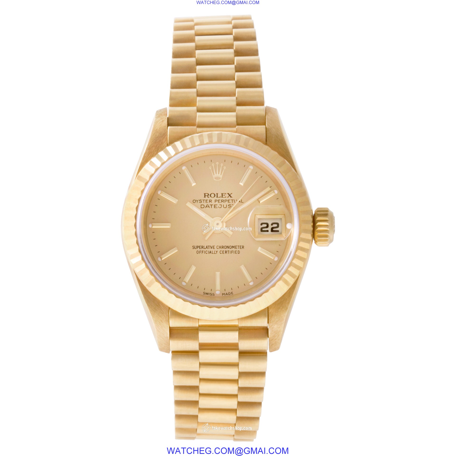 Rolex 79178 Datejust Automatic Female 18k yellow gold 2