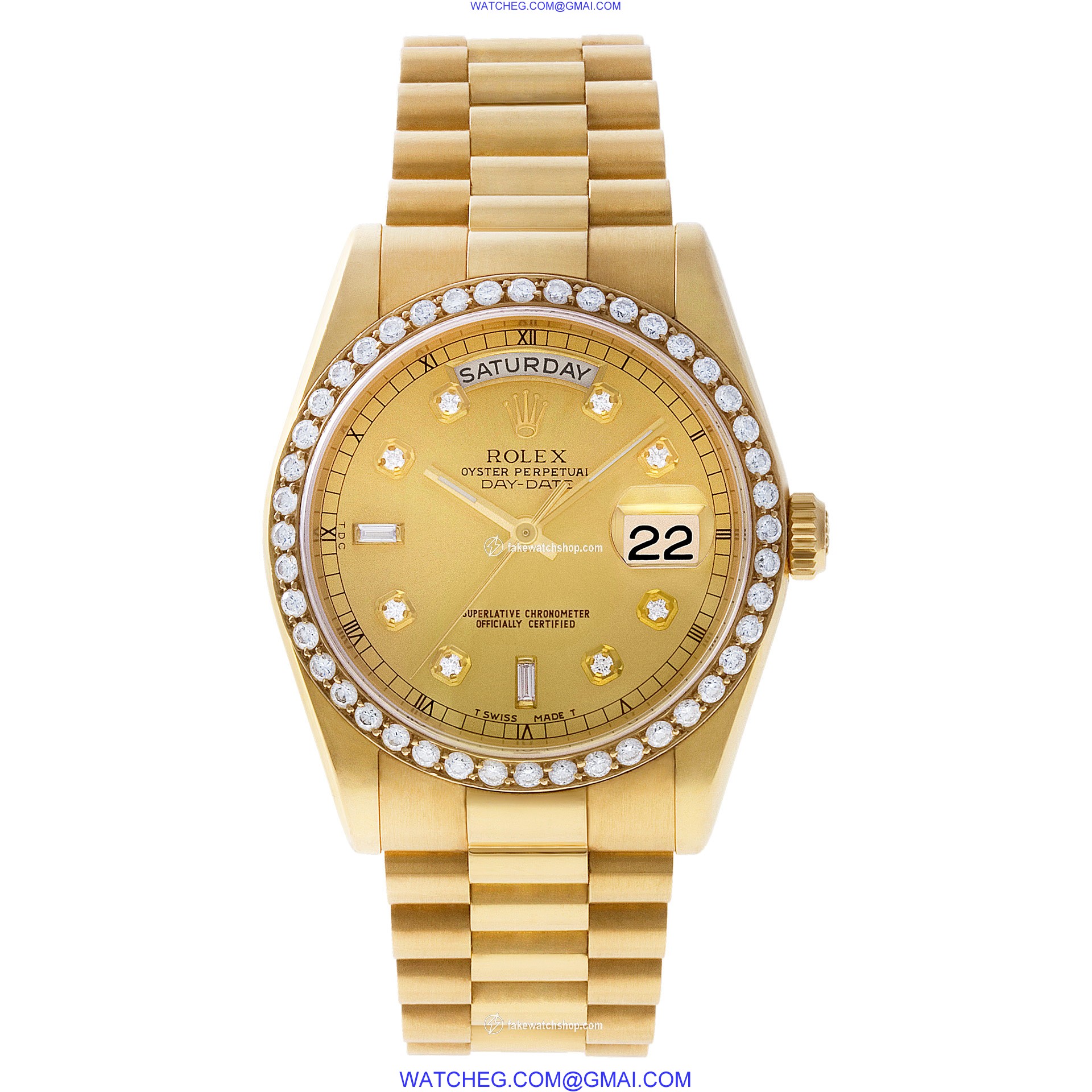 Rolex 118238 Day-Date Automatic Male 18k yellow gold 2