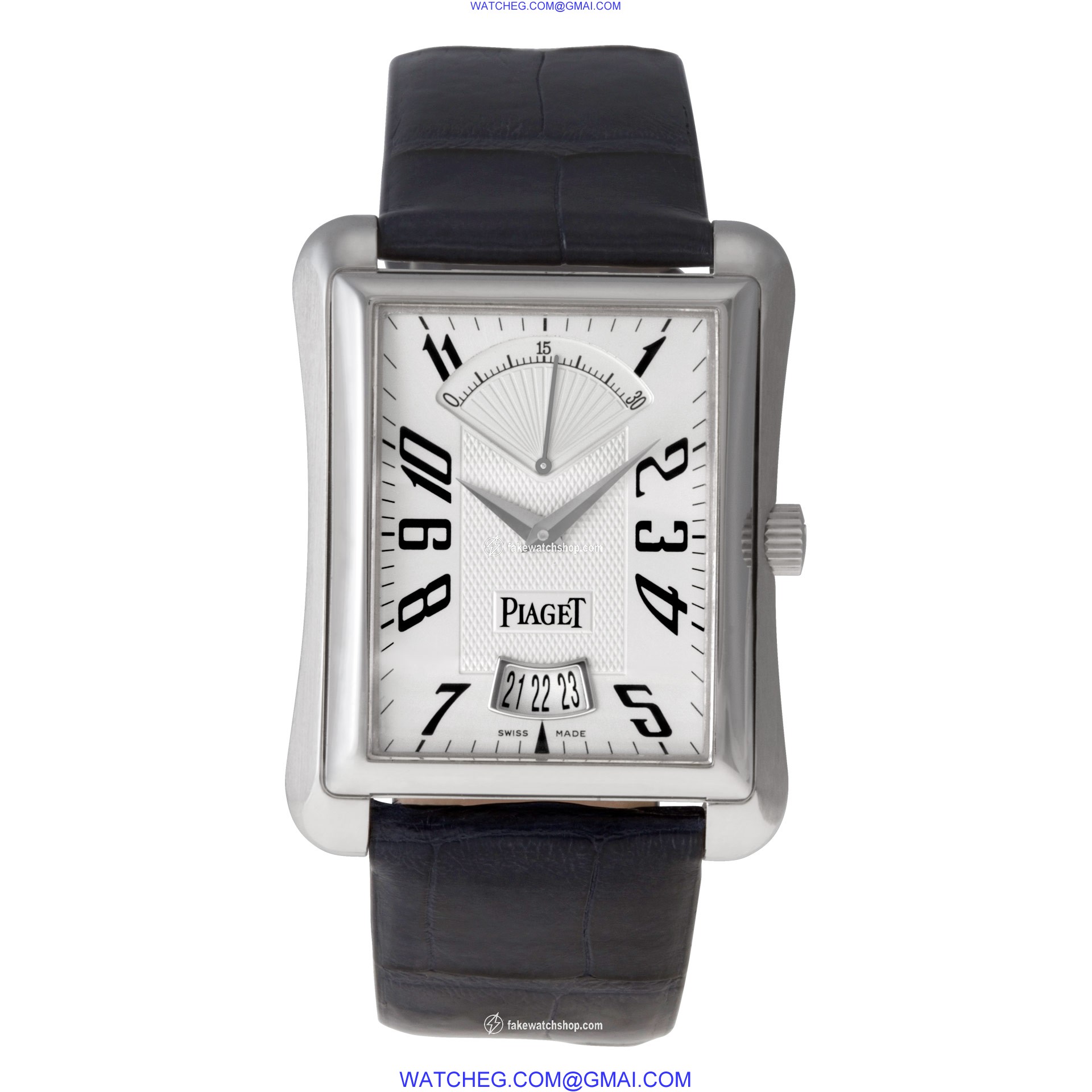 Piaget p10108 Emperador Automatic Male 18k White Gold 2