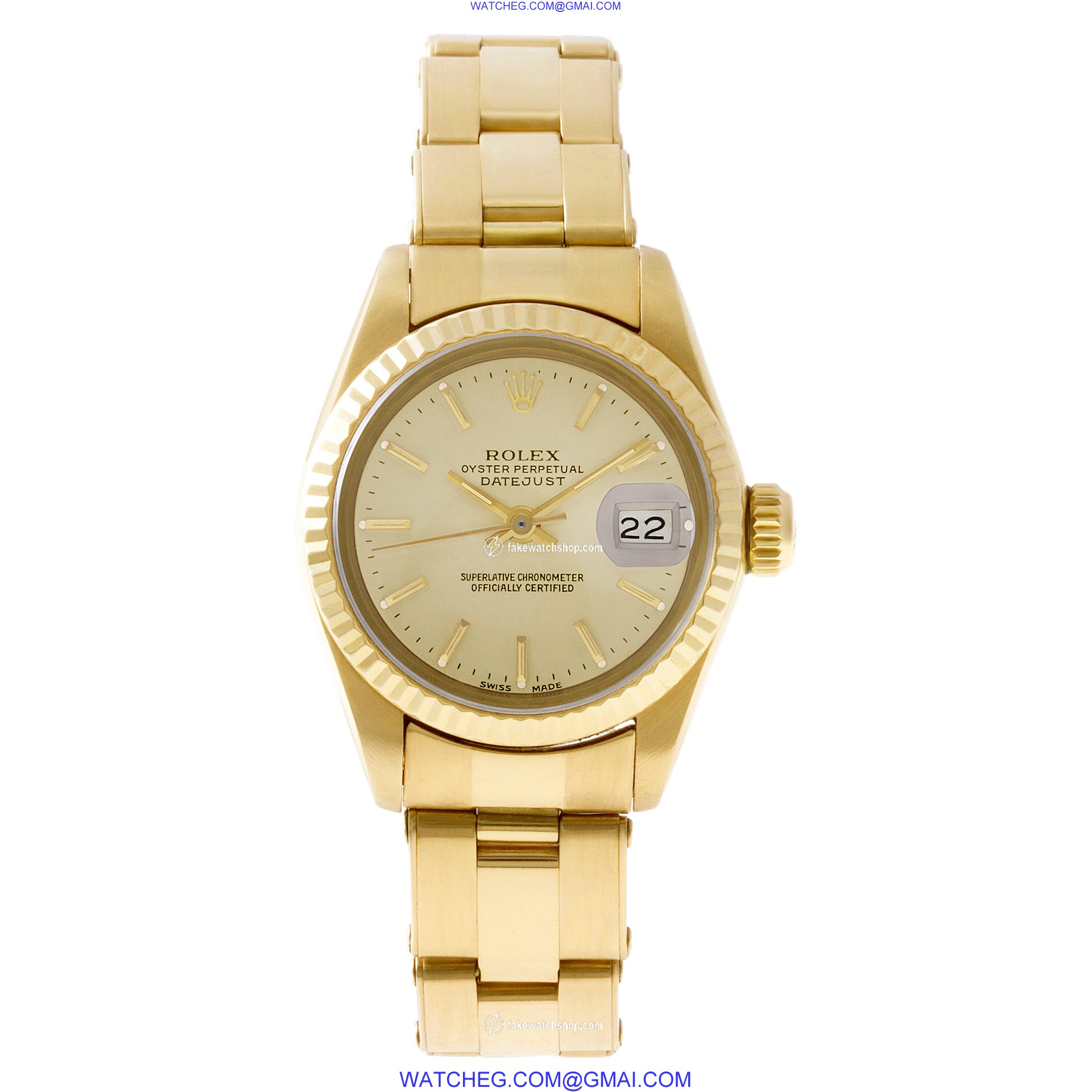 Rolex 6917 Datejust Automatic Female 18k yellow gold 2