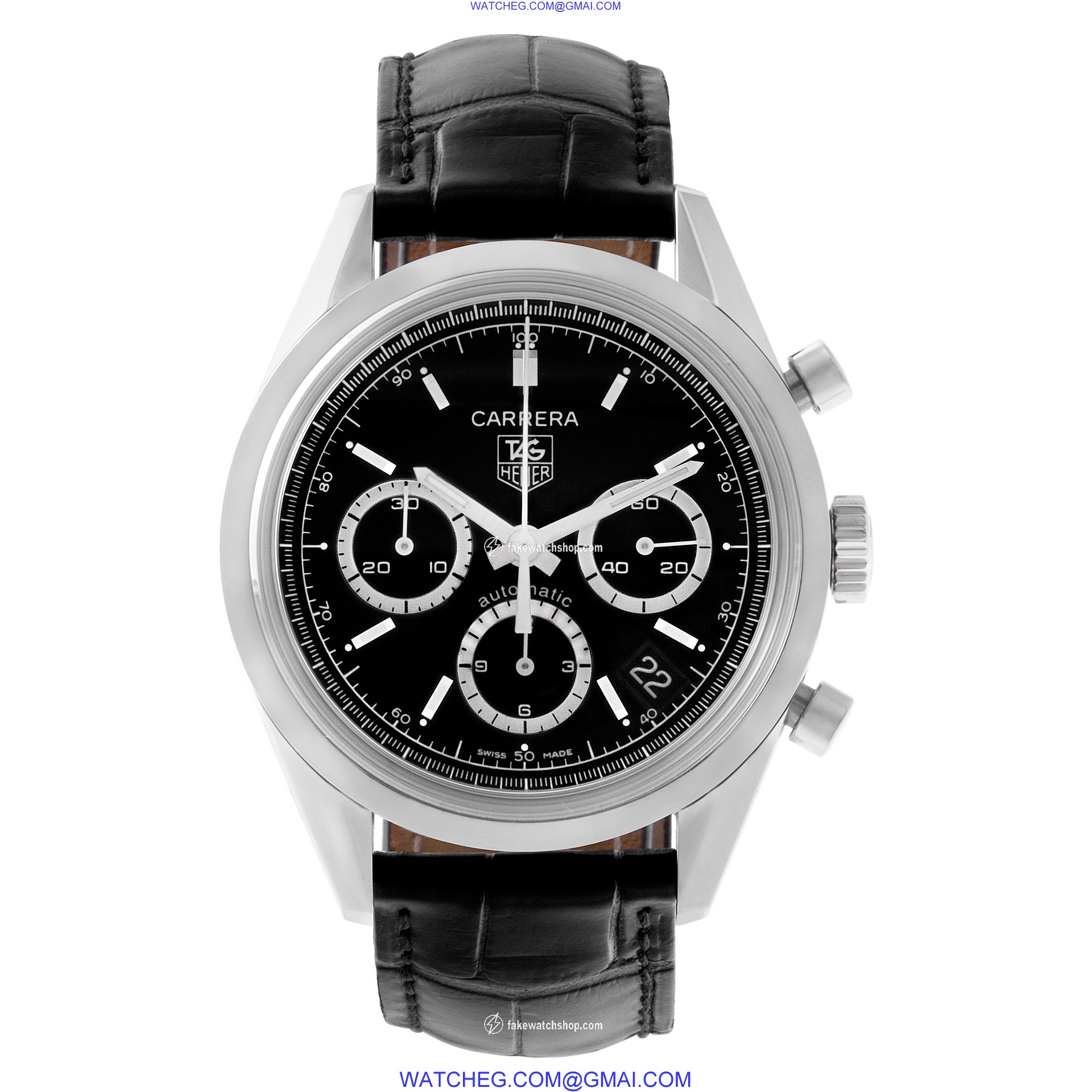 Tag Heuer cv2113-0 Carrera Automatic Male Stainless Steel 2