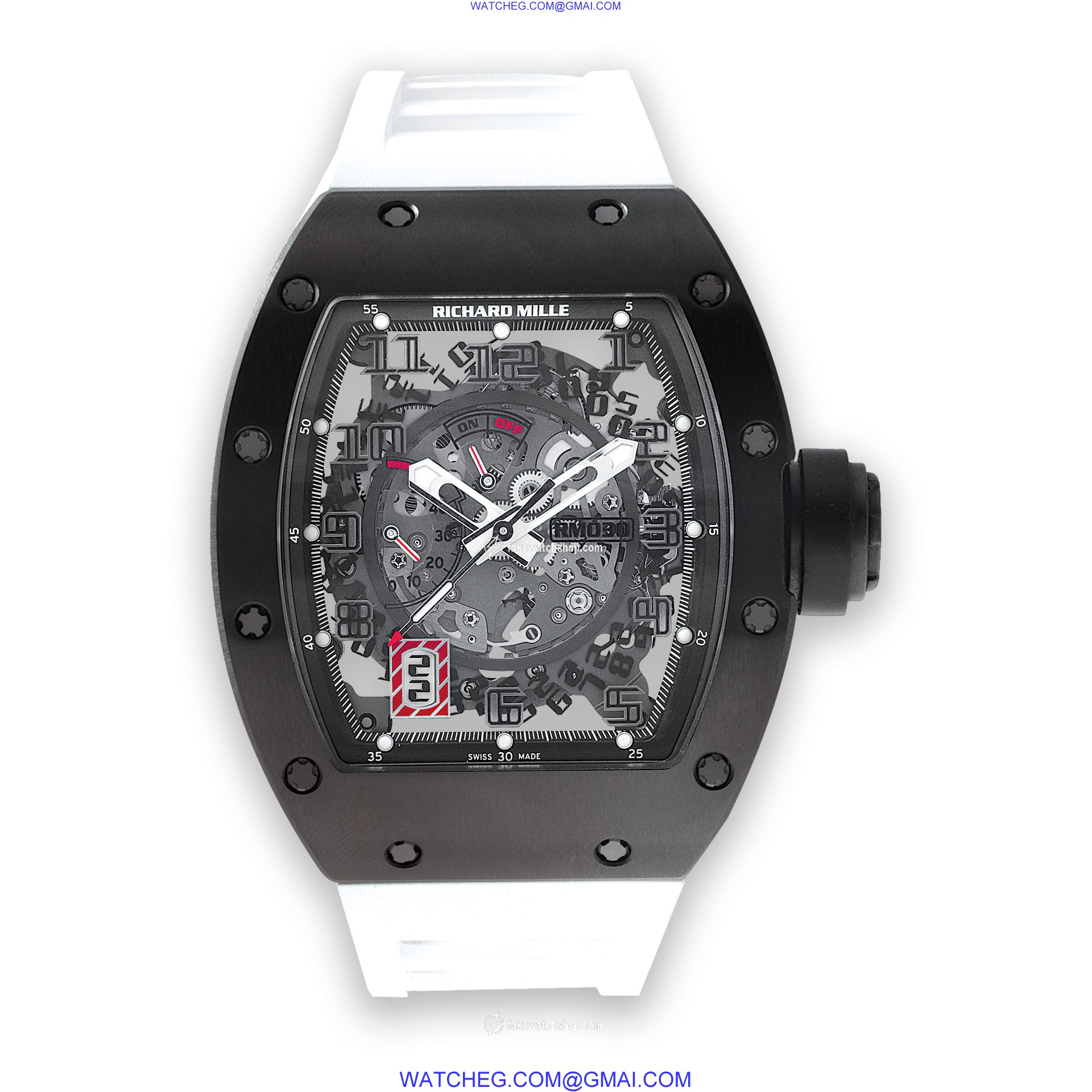 Richard Mille rm030 am ti/294 RM030 Automatic Male Titanium 2