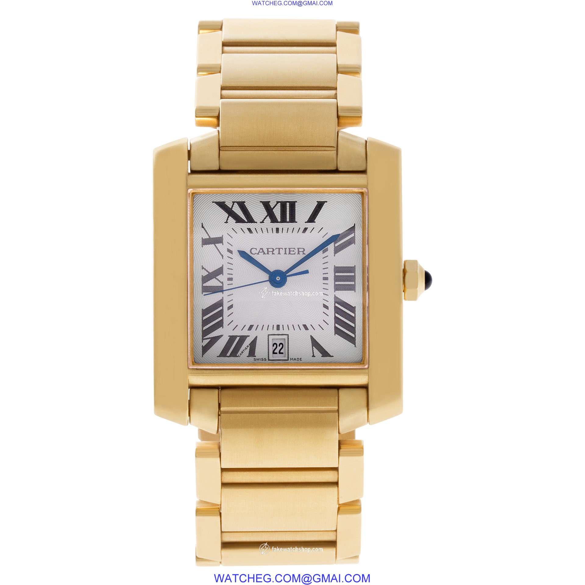 Cartier W5001R2 Tank Francaise Automatic Male 18k yellow gold 2