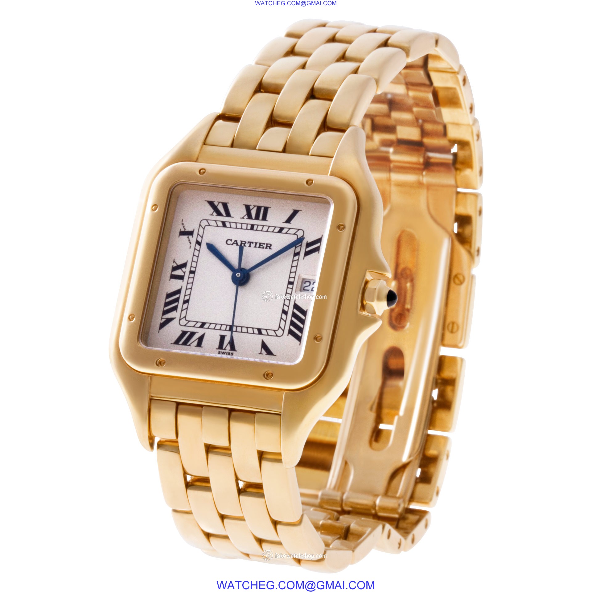 Cartier 887968 Panthere Quartz Male 18k yellow gold 2