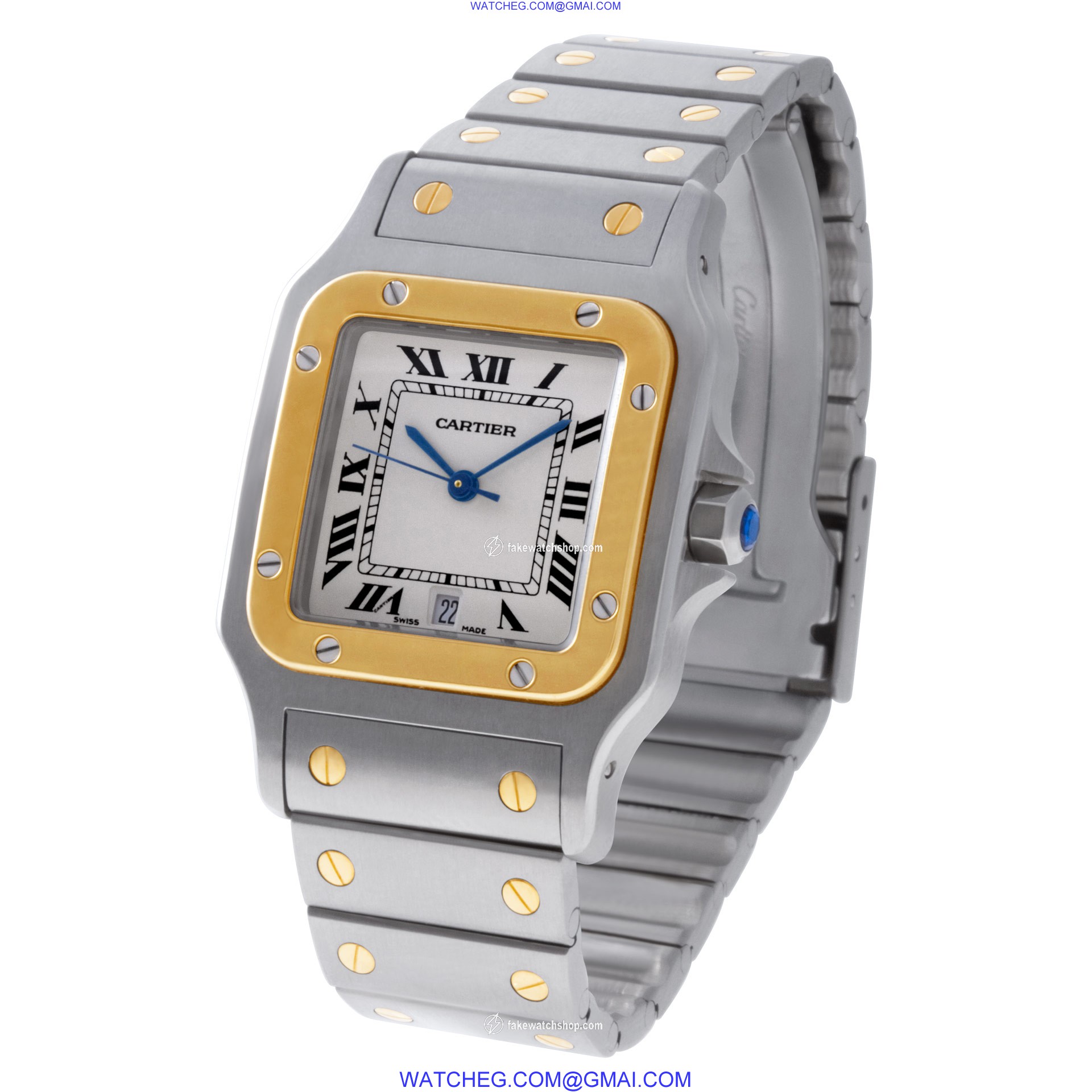 Cartier 1566 Santos Quartz Unisex Stainless Steel 2
