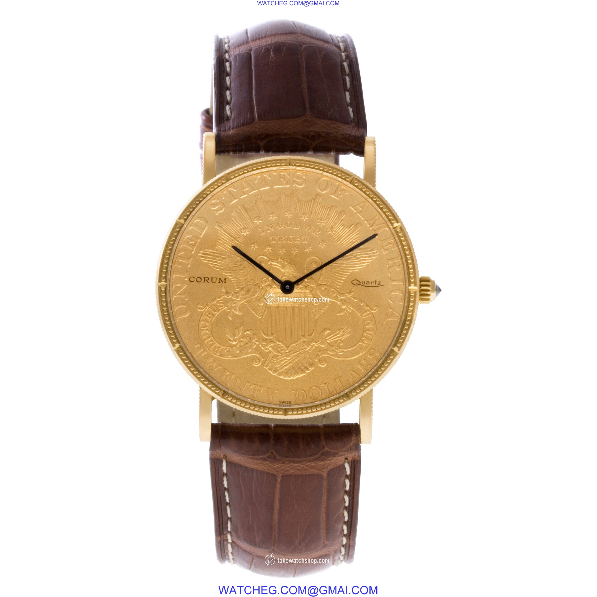 Corum CT32892 $20 Coin Quartz Male 18k yellow gold 2