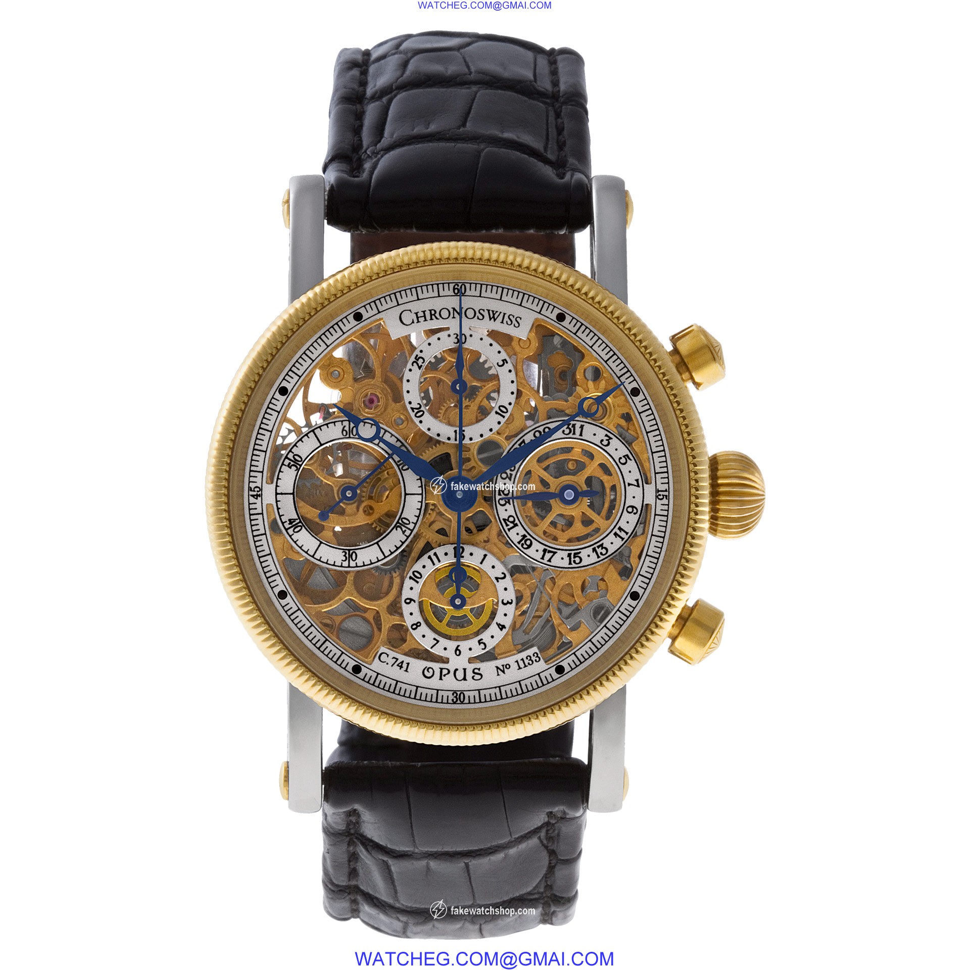 Chronoswiss ch7522 Opus Automatic Male 18k gold & Stainless Steel 2