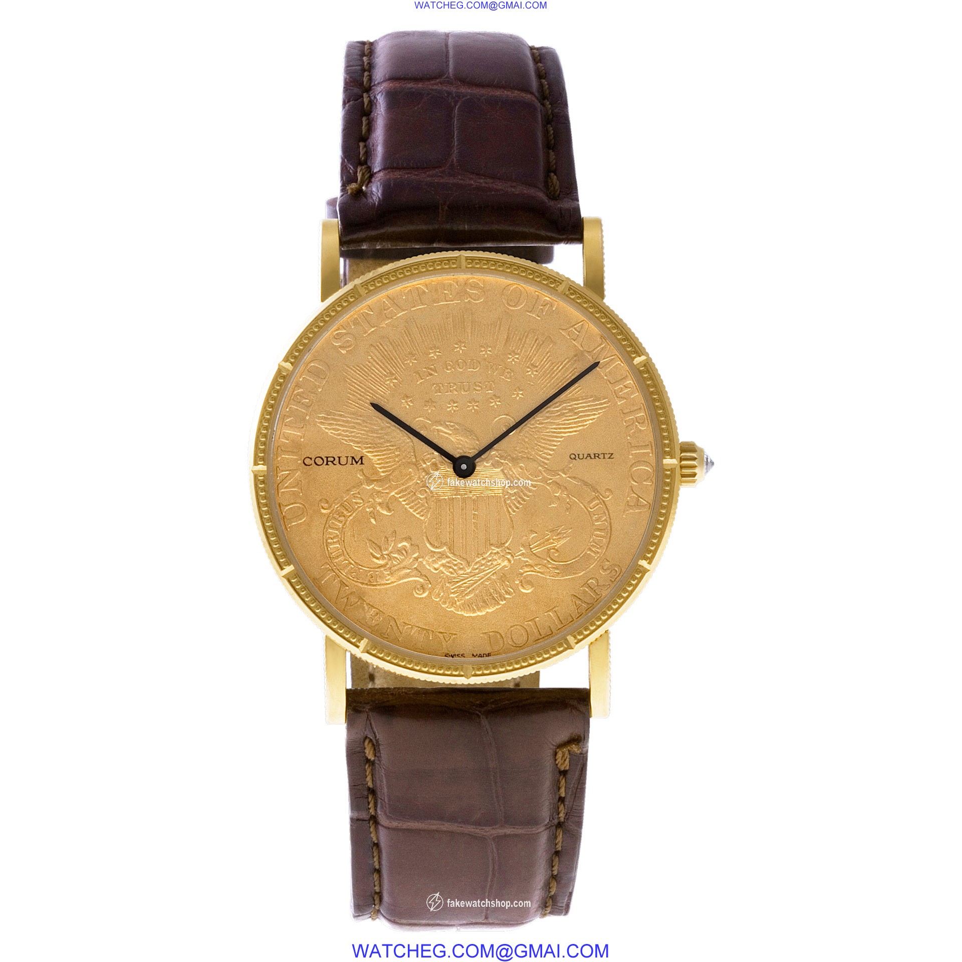 Corum CT32892 $20 Coin Quartz Male 18k Yellow Gold 2