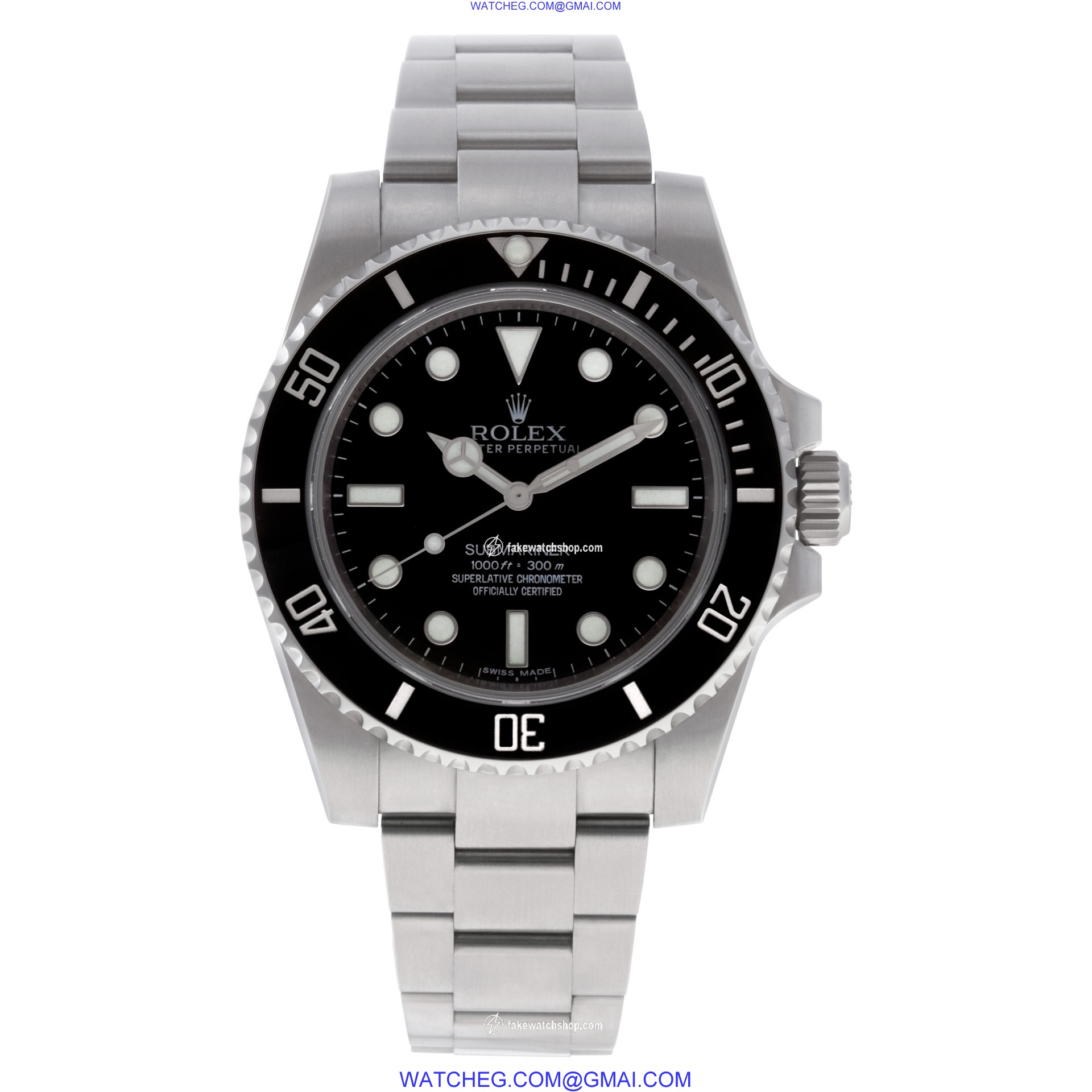 Rolex 114060 Submariner No Date Automatic Male Stainless Steel 2