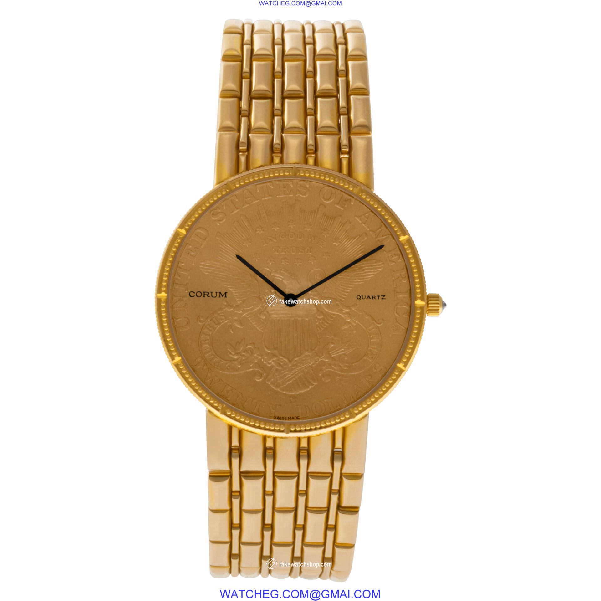 Corum 62022.955501 $20 Coin Quartz Unisex 18k yellow gold 2