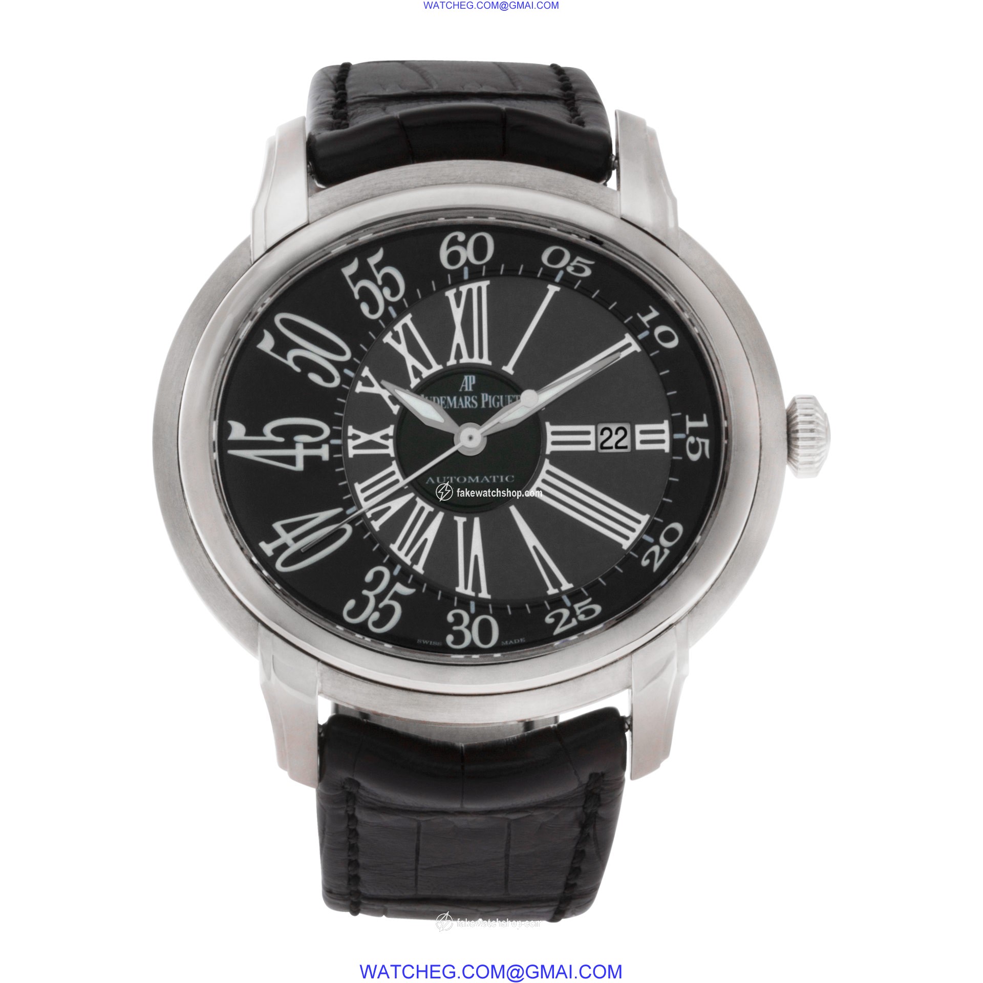 Audemars Piguet 15320BC.OO.D002CR.01 Millenary Automatic Male 18k White Gold 2