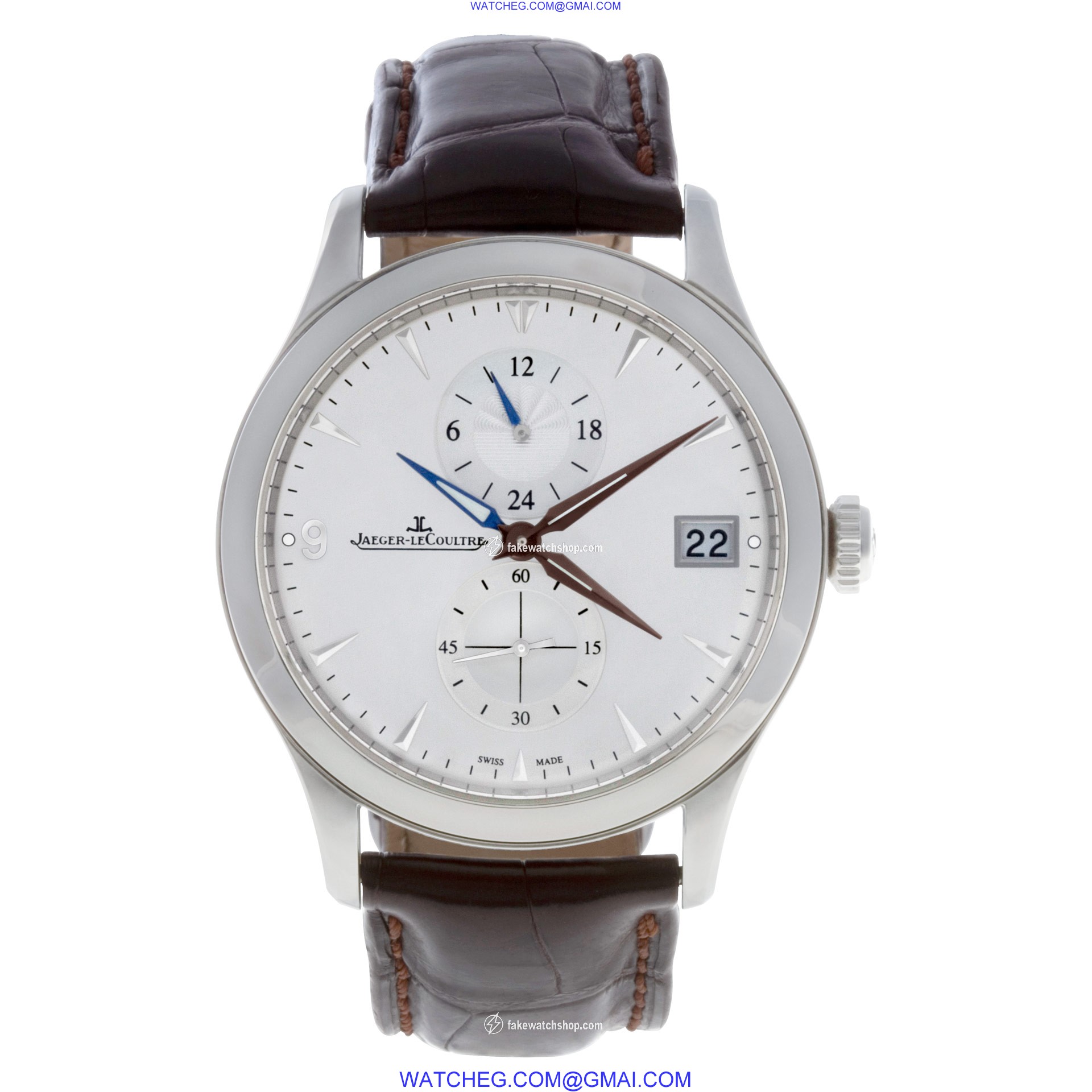Jaeger LeCoultre 174.8.05.S Master Hometime Automatic Male Stainless Steel 2