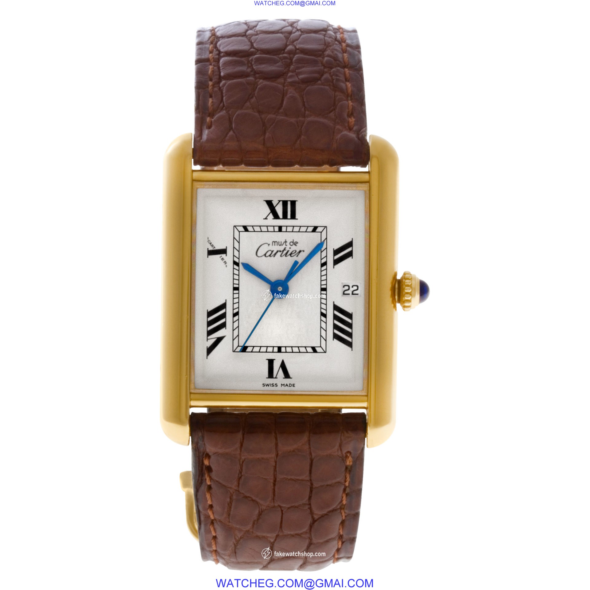 Cartier 2413 Tank Quartz Female plaque 2