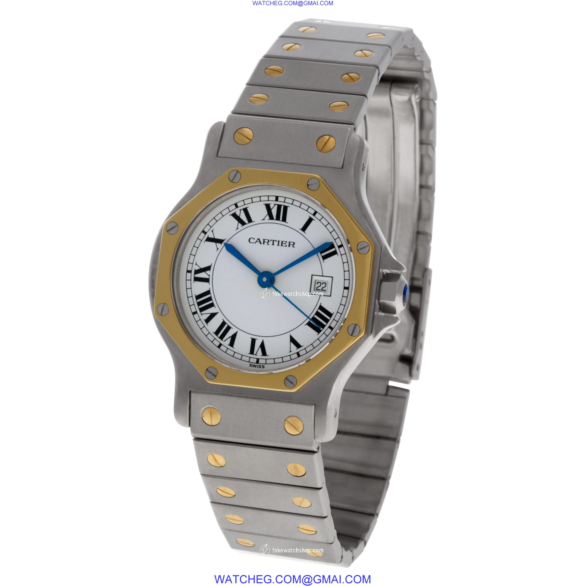 Cartier Cartier 1046 Santos Automatic Male 18k gold & Stainless Steel 2