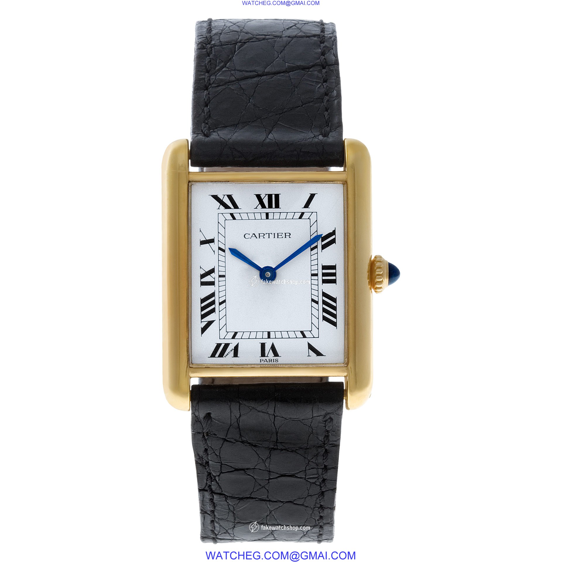 Cartier 1223 Tank Manual Female 18k yellow gold 2