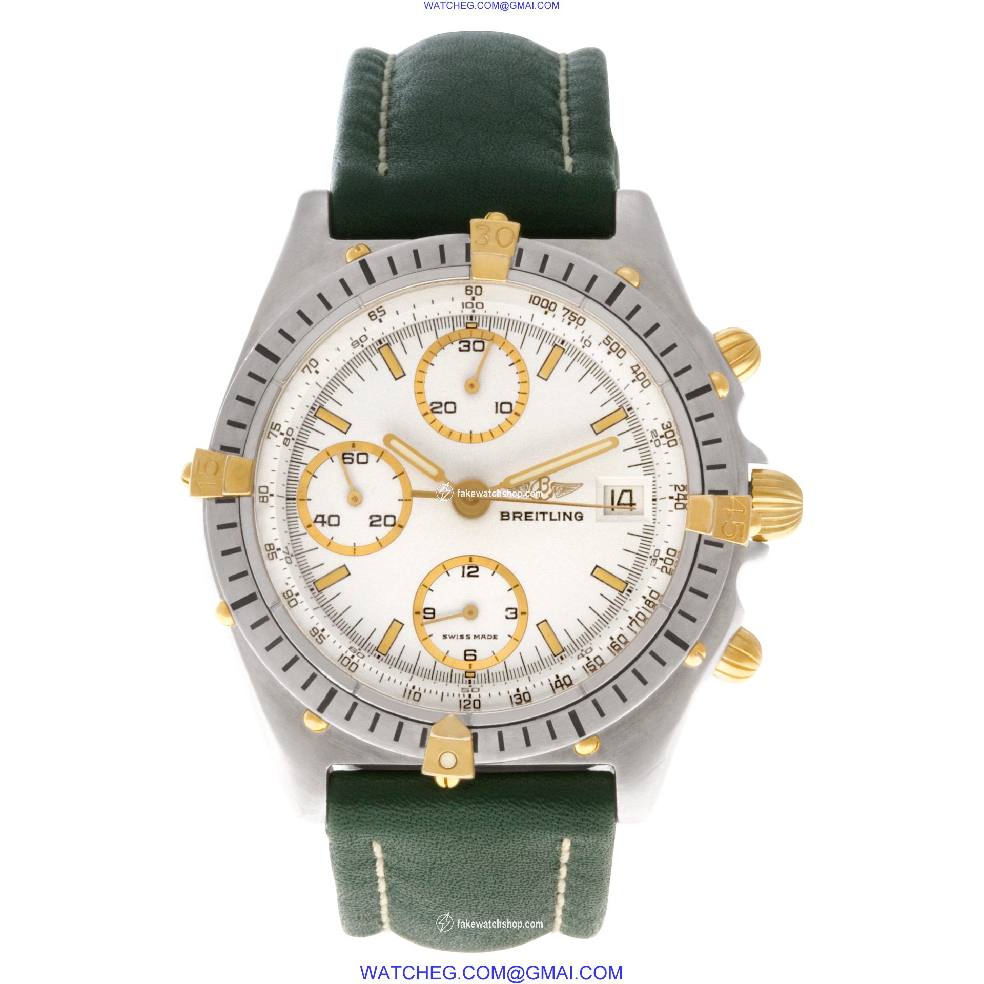 Breitling 81950 Chronograph Automatic Unisex 18k gold & Stainless Steel 2