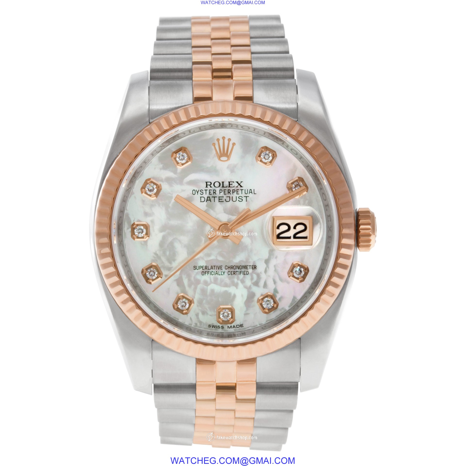 Rolex 116231mbj Datejust Automatic Female Stainless Steel 2