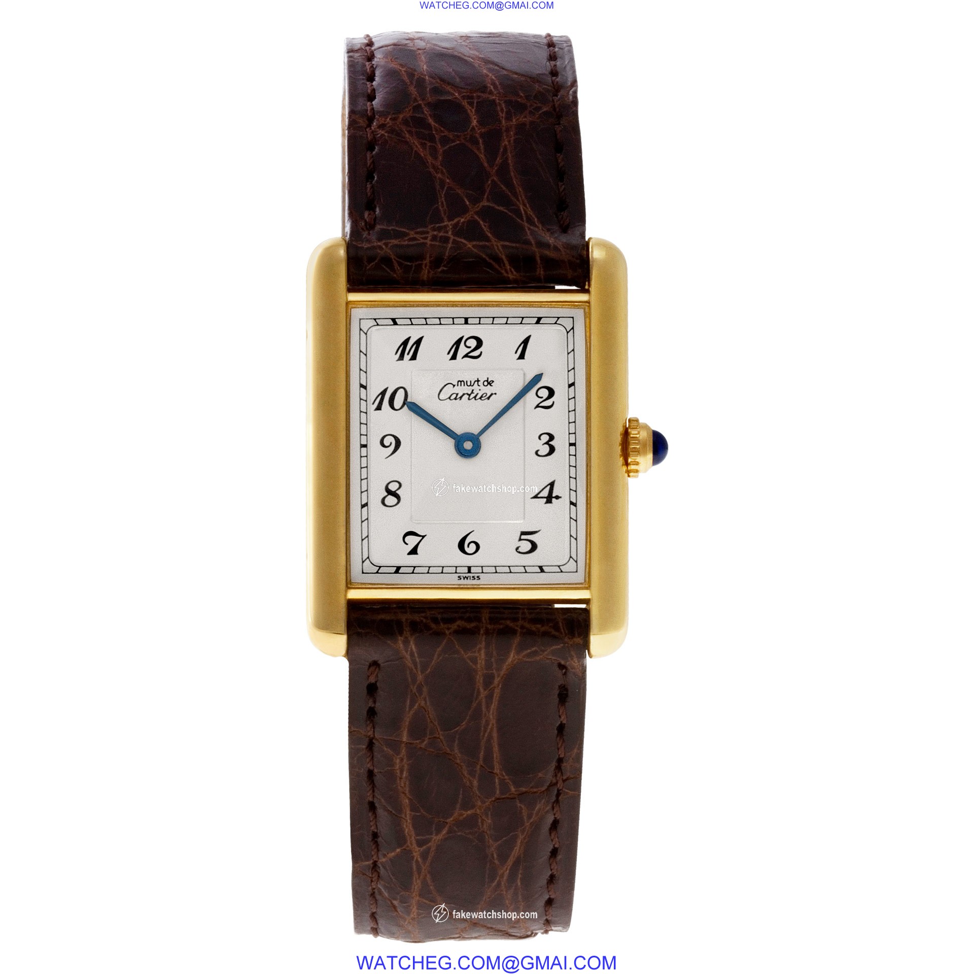 Cartier 590005 Tank Vermeil Quartz Female Vermeil 2