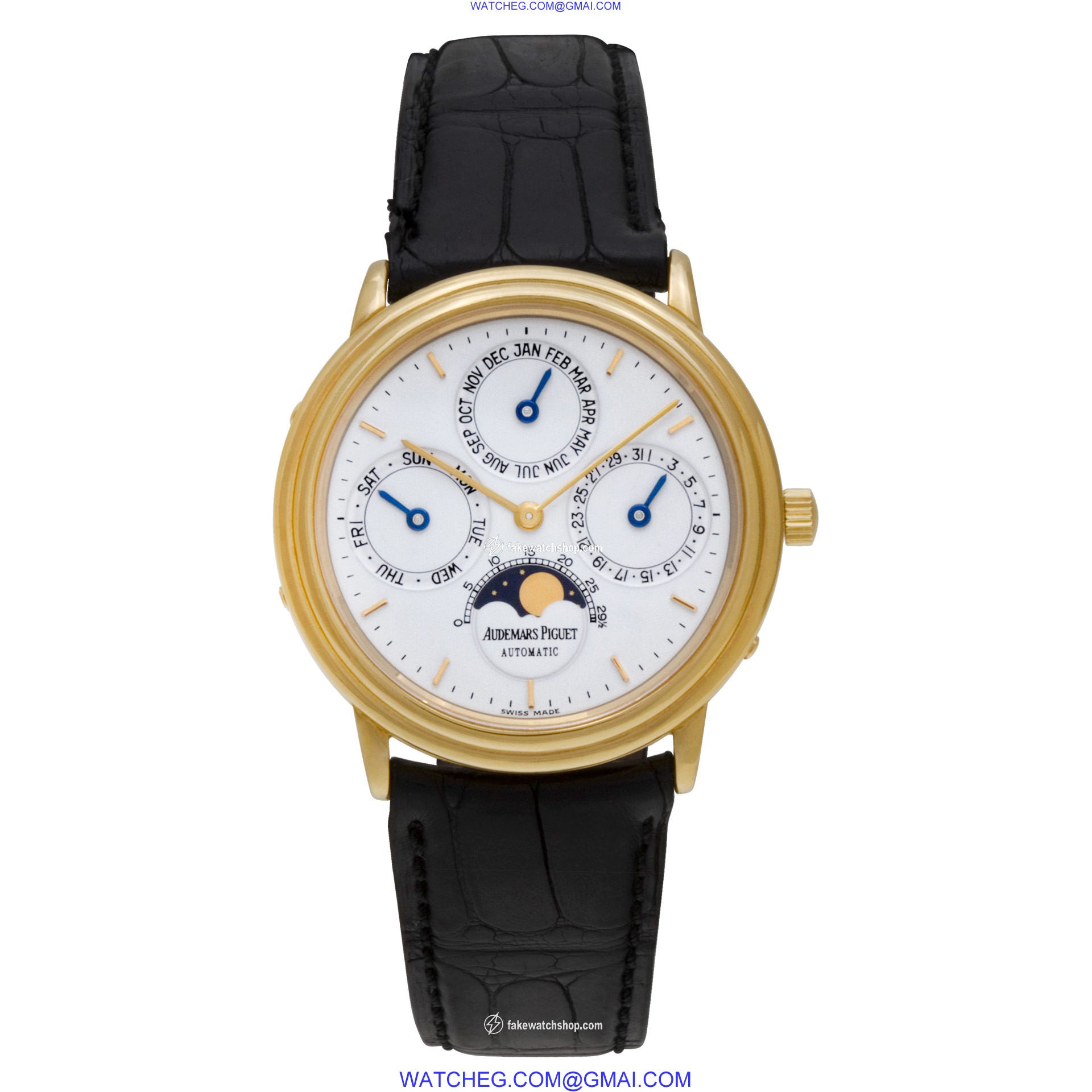 Audemars Piguet c15809 Perpetual Calendar Automatic Male 18k yellow gold 2