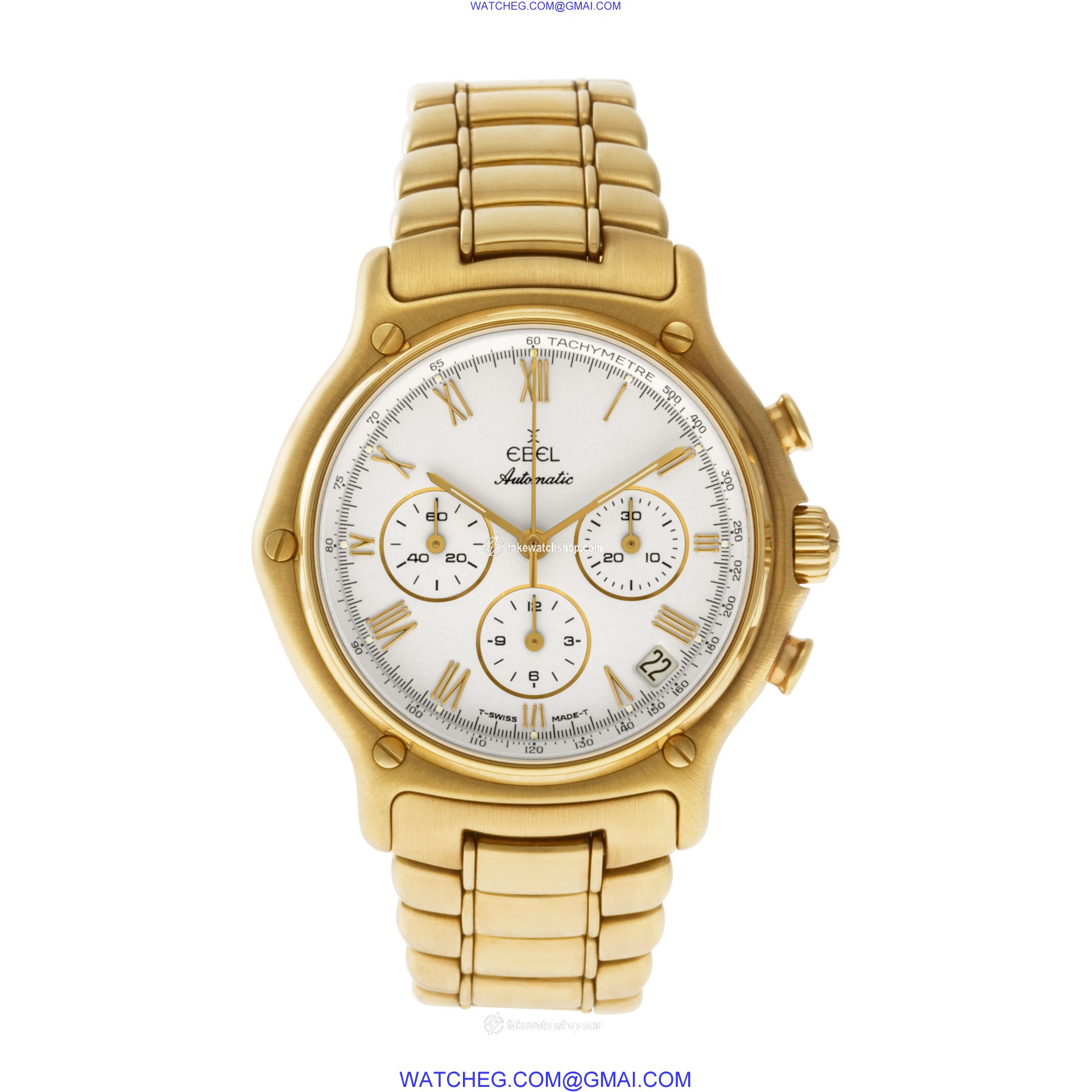 Ebel 8134801 Chronograph Automatic Male 18k yellow gold 2