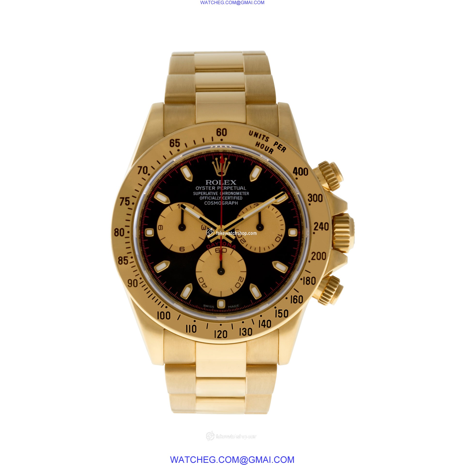Rolex 116528 Daytona Automatic Male 18k yellow gold 2