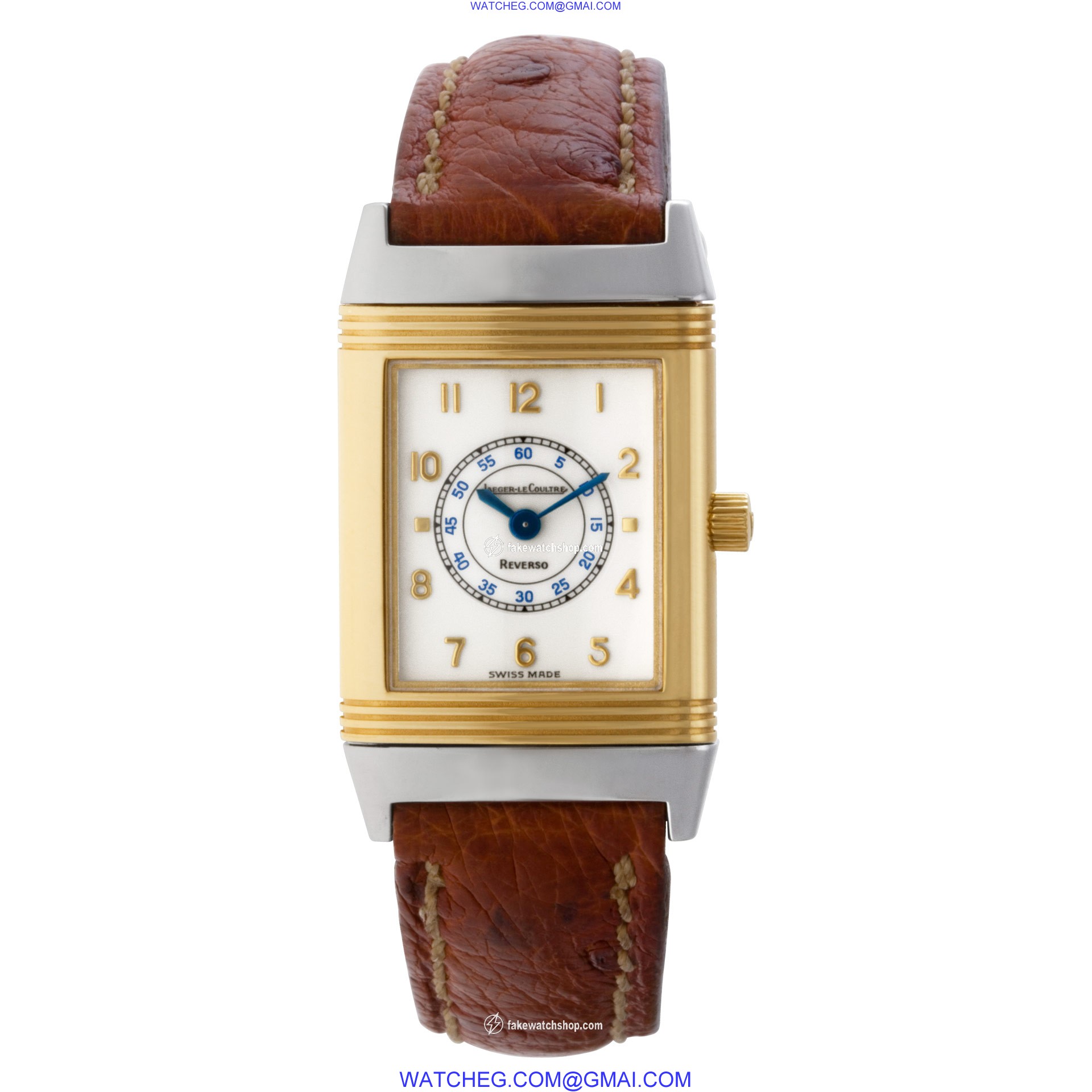 Jaeger LeCoultre 260.5.08 Reverso Quartz Female 18k gold & Stainless Steel 2