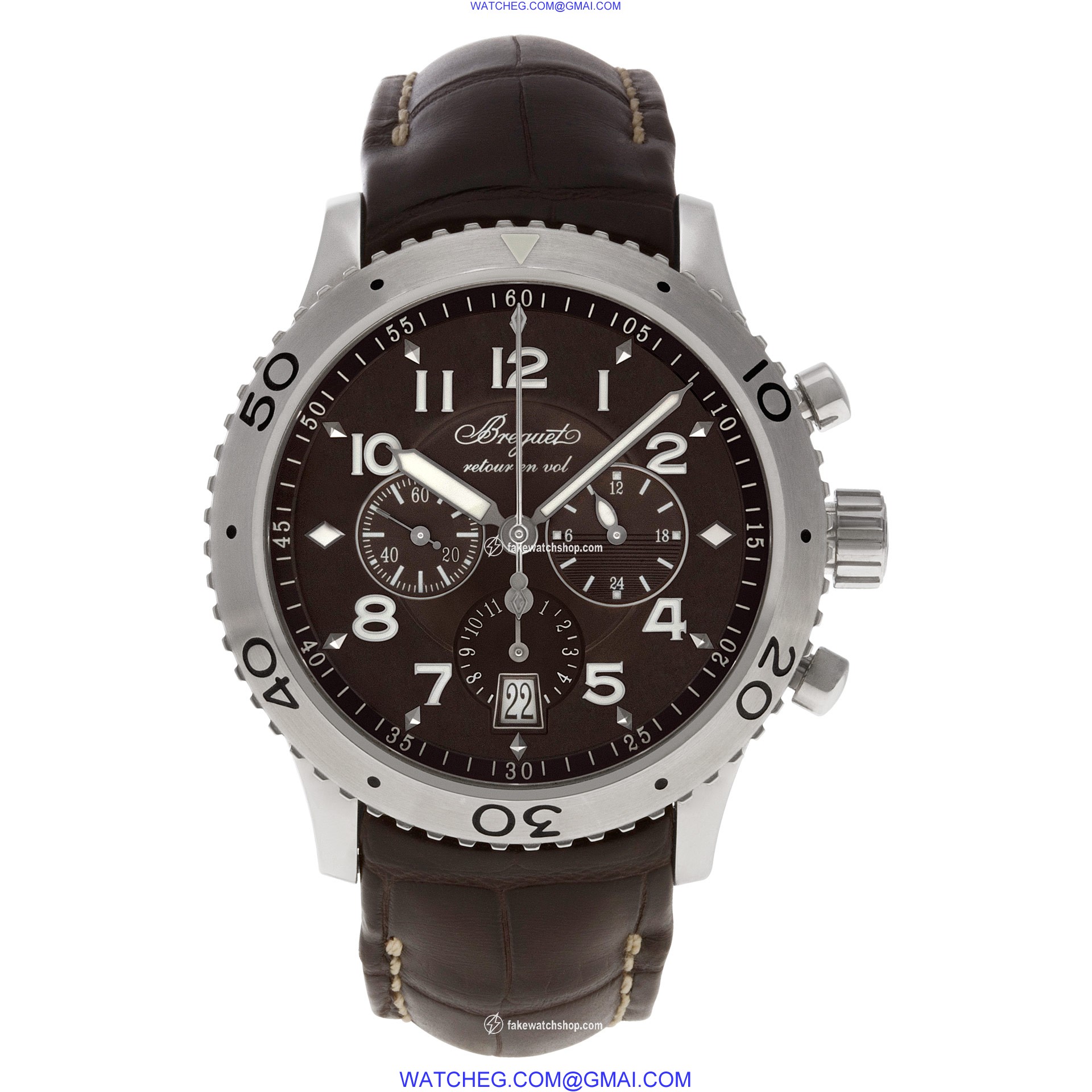 Breguet 3810ST/92/9ZU Type XXI Automatic Male Stainless Steel 2