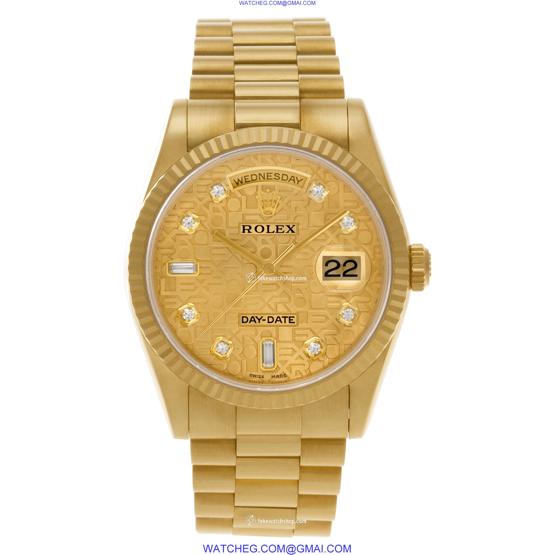 Rolex 118238 Day-Date Automatic Male 18k yellow gold 2