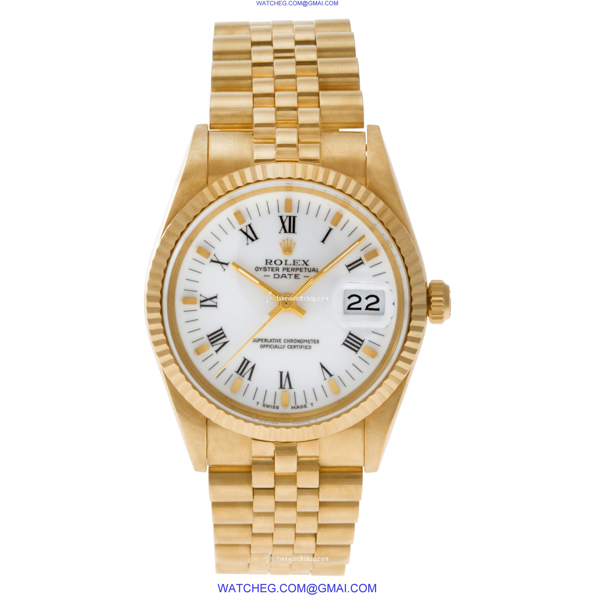 Rolex 15037 Date Automatic Male 14k yellow gold 2