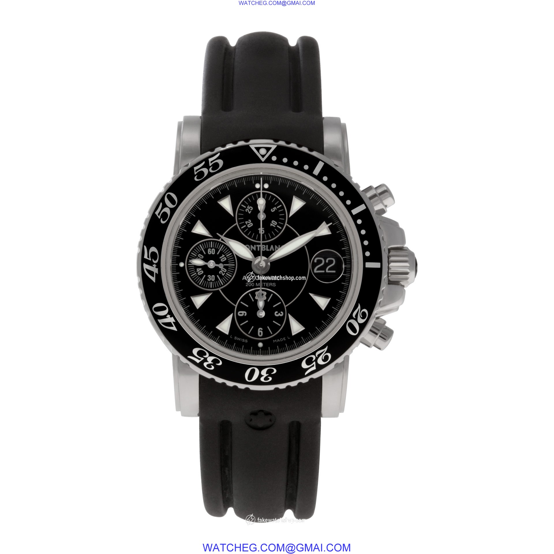 MontBlanc 3274 Chronograph Automatic Male Stainless Steel 2