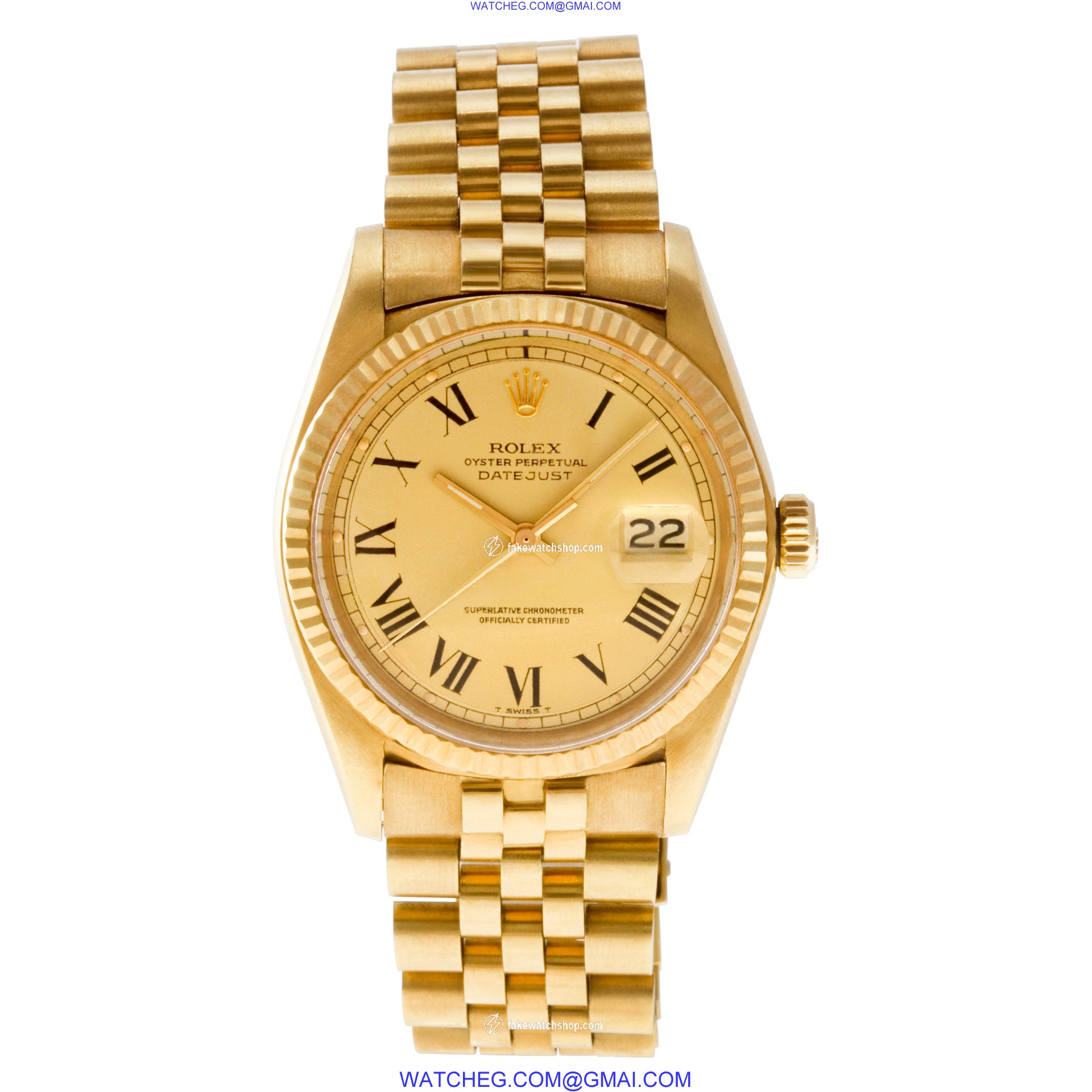 Rolex 1601 Datejust Automatic Male 18k yellow gold 2