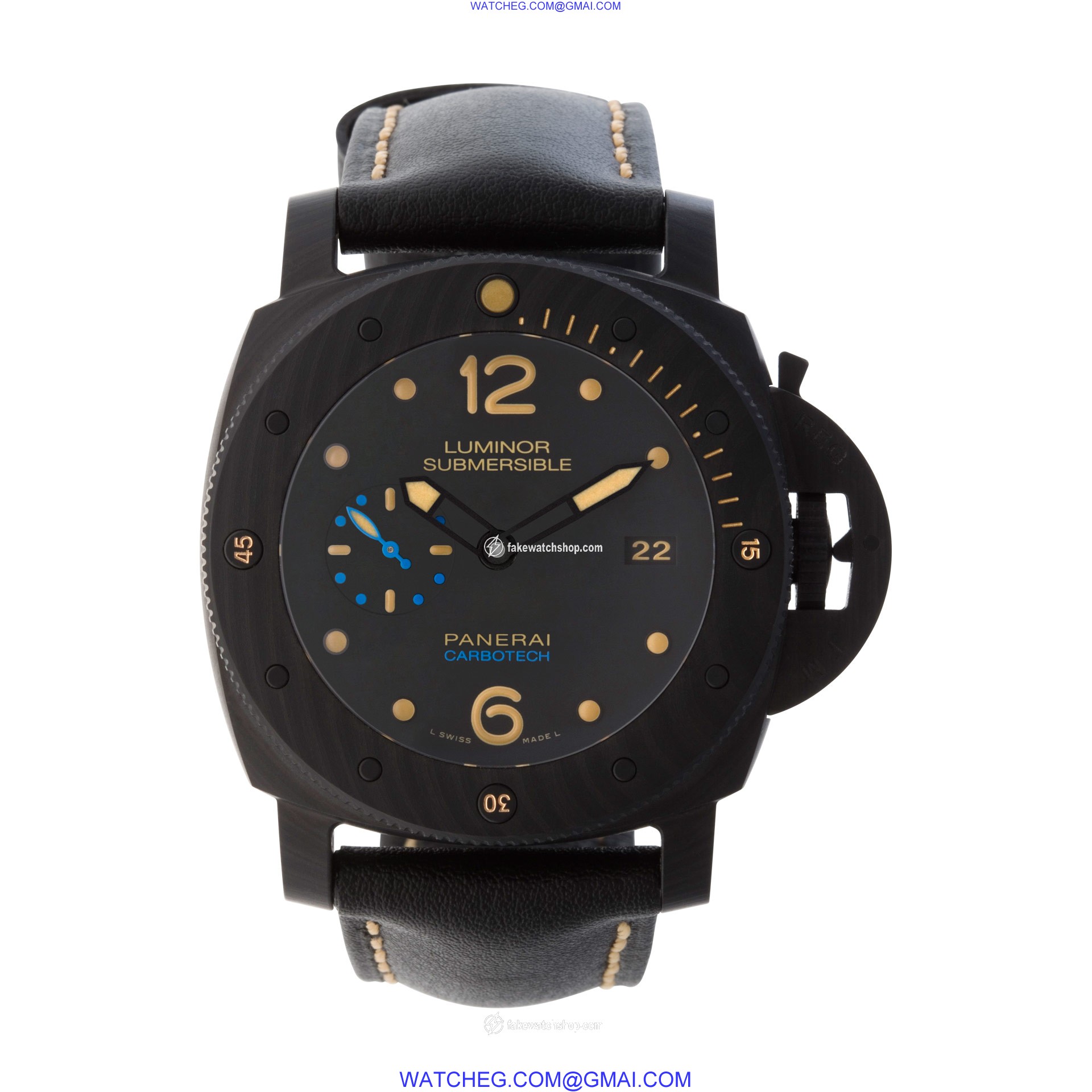 Panerai PAM00616 Submersible Automatic Male Carbon Fiber 2