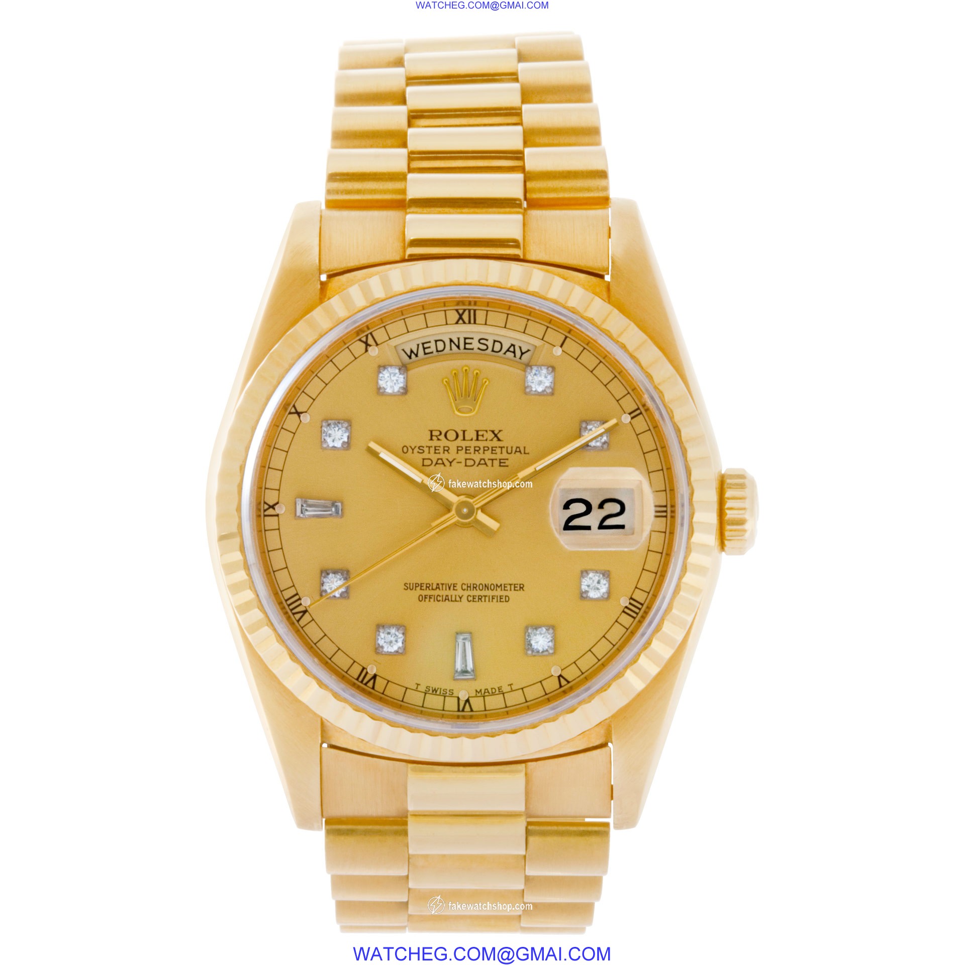 Rolex 18238 Day-Date Automatic Male 18k yellow gold 2