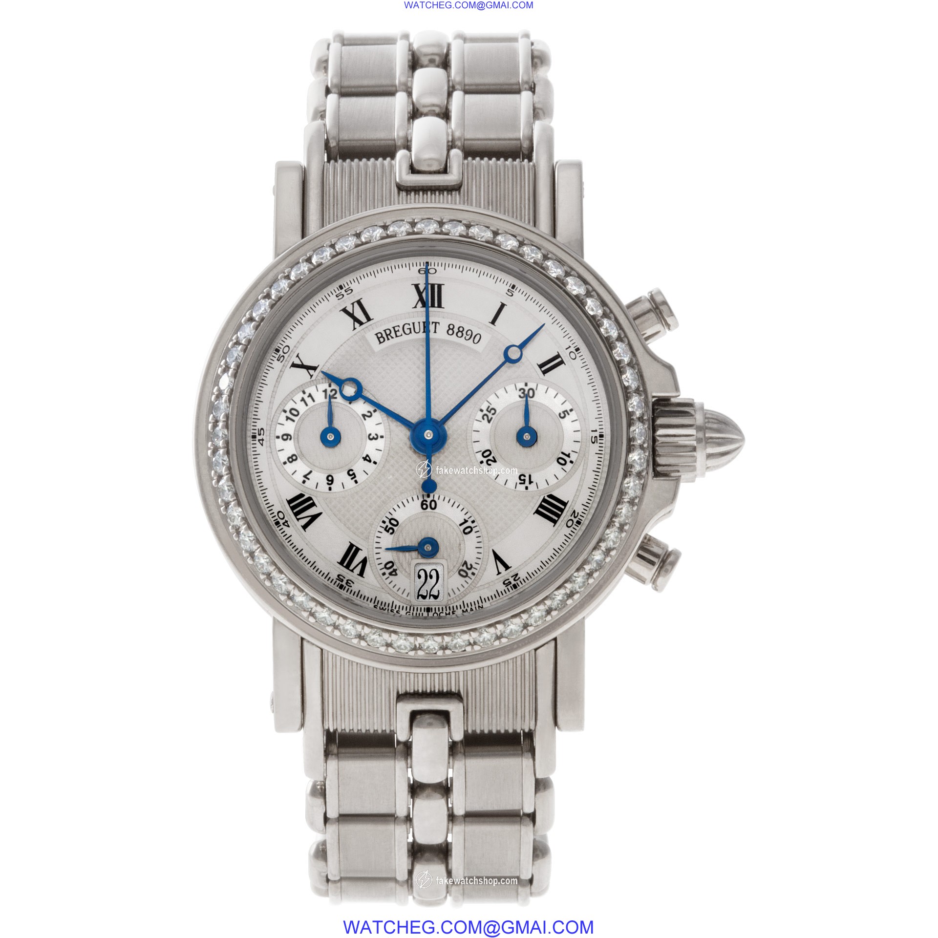 Breguet 0031536 Horloger de la Marine Automatic Female 18k White Gold 2
