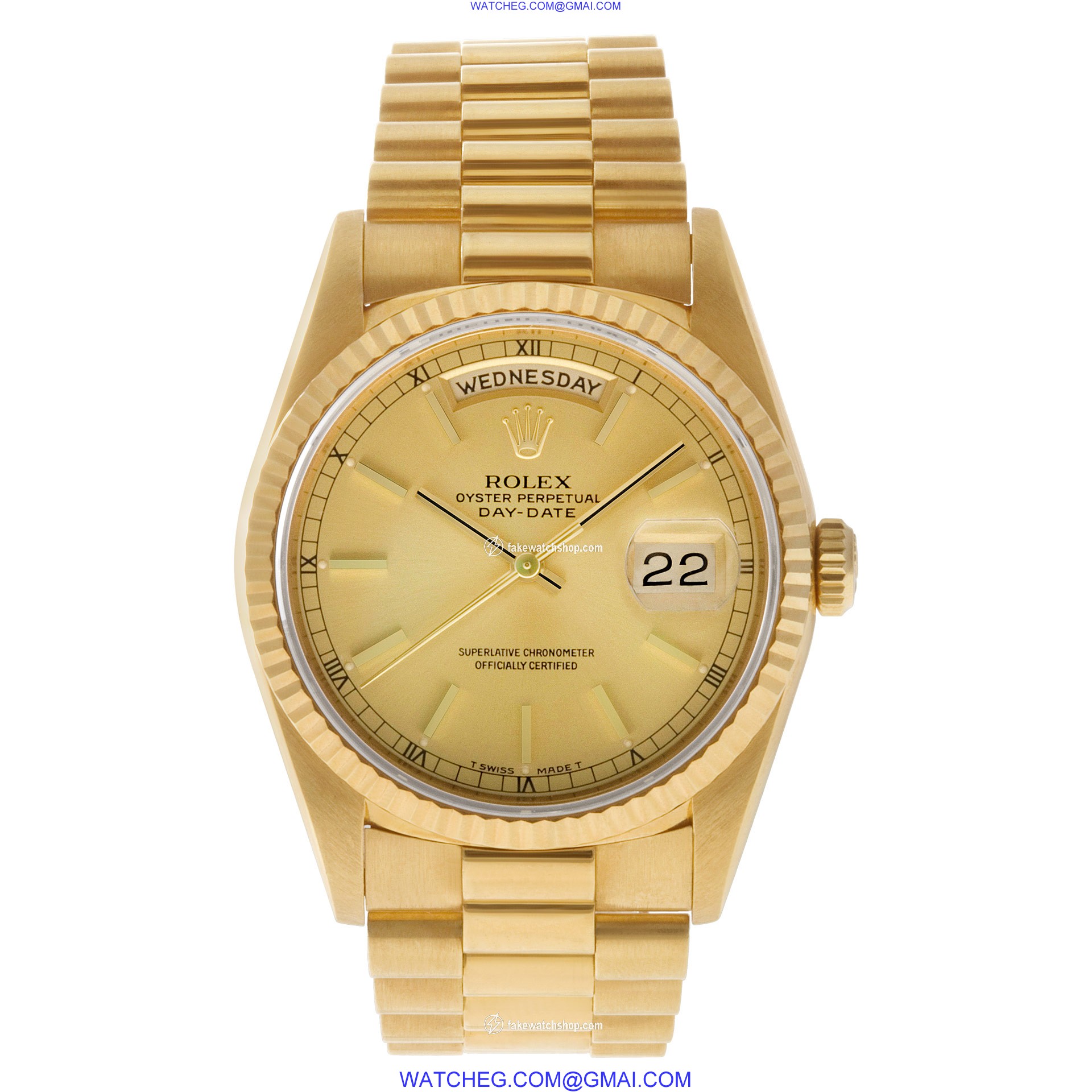 Rolex 18238 Day-Date Automatic Male 18k yellow gold 2