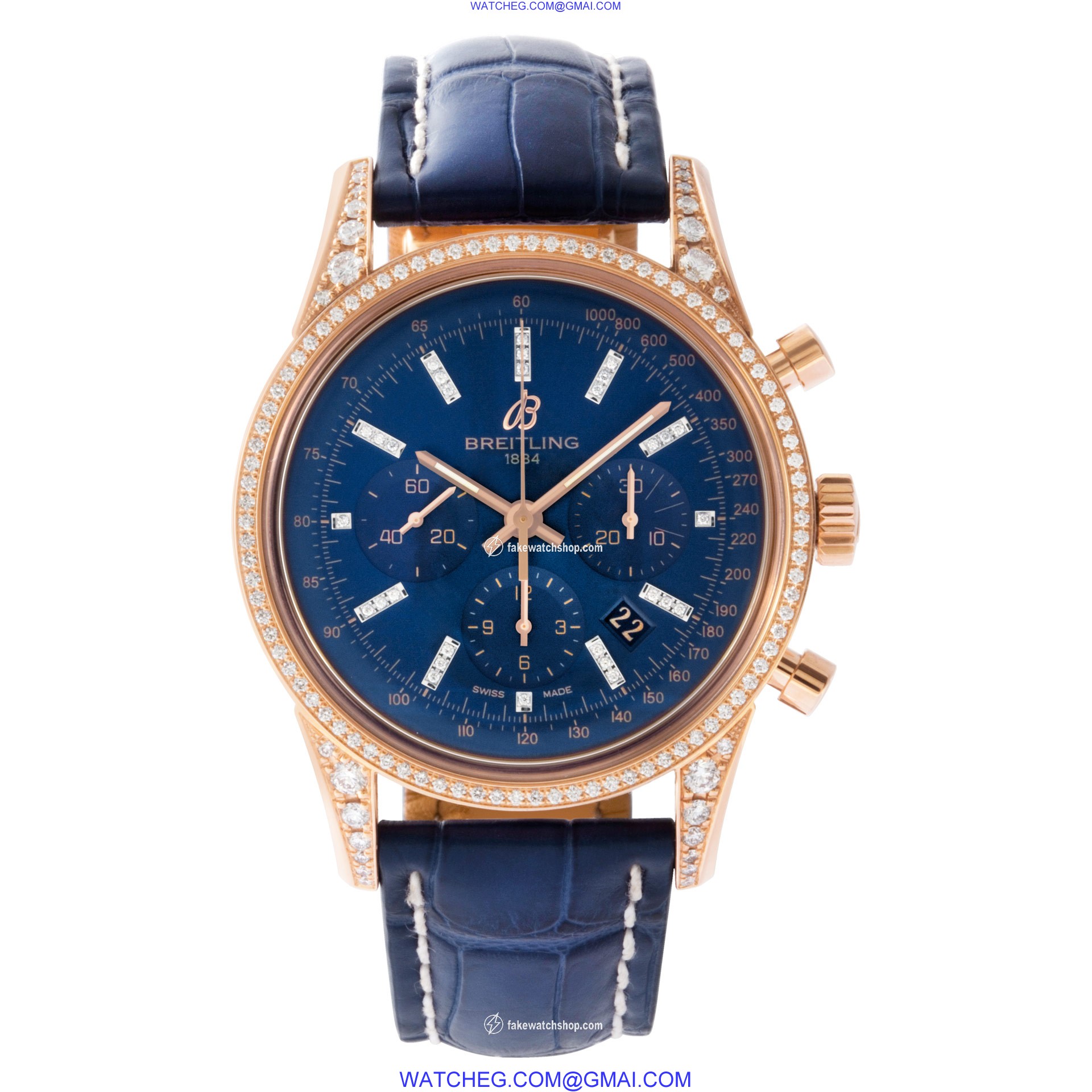 Breitling rb015263/c861 Transocean Automatic Unisex 18k rose gold 2