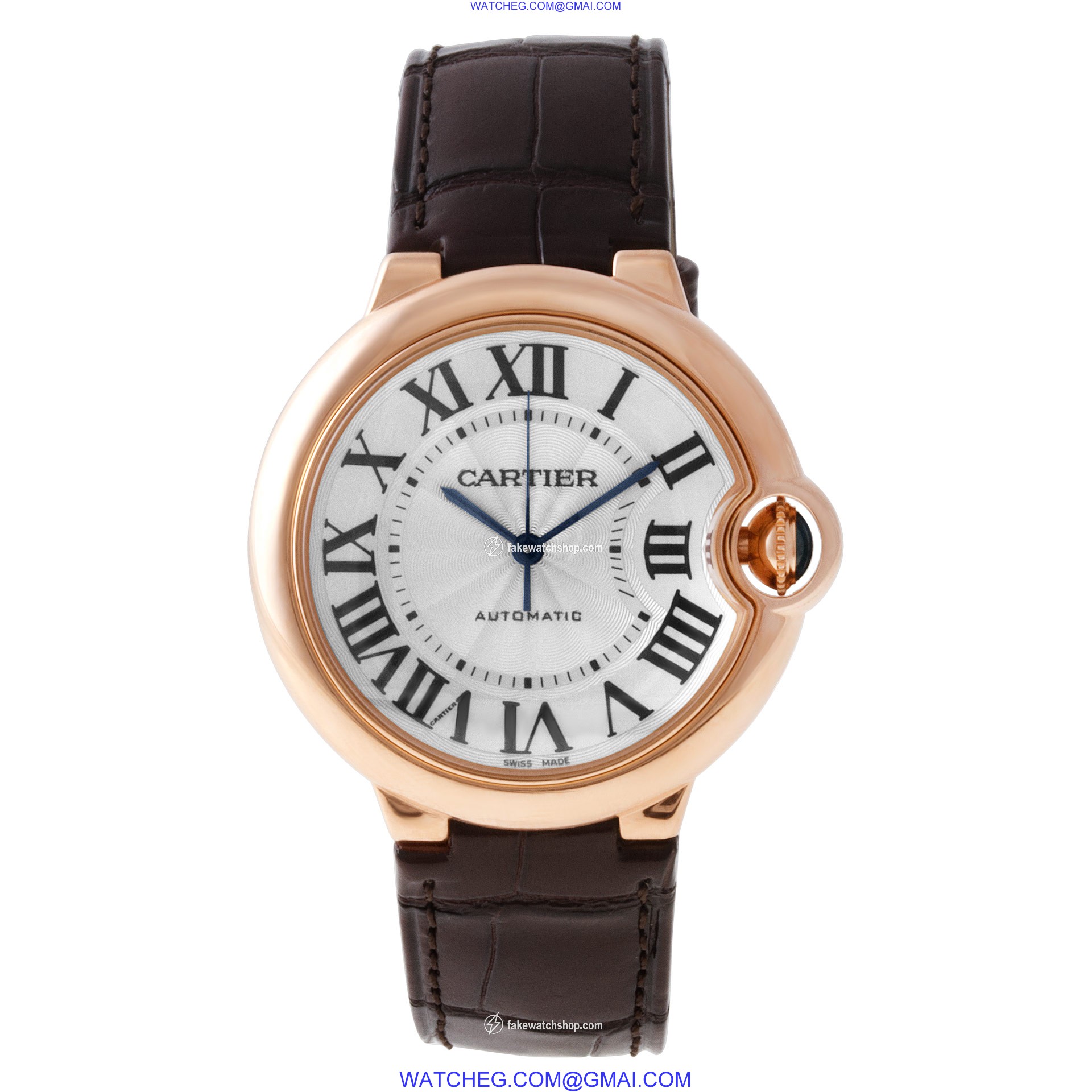 Cartier wgbb0009 Ballon Bleu Automatic Male 18k rose gold 2