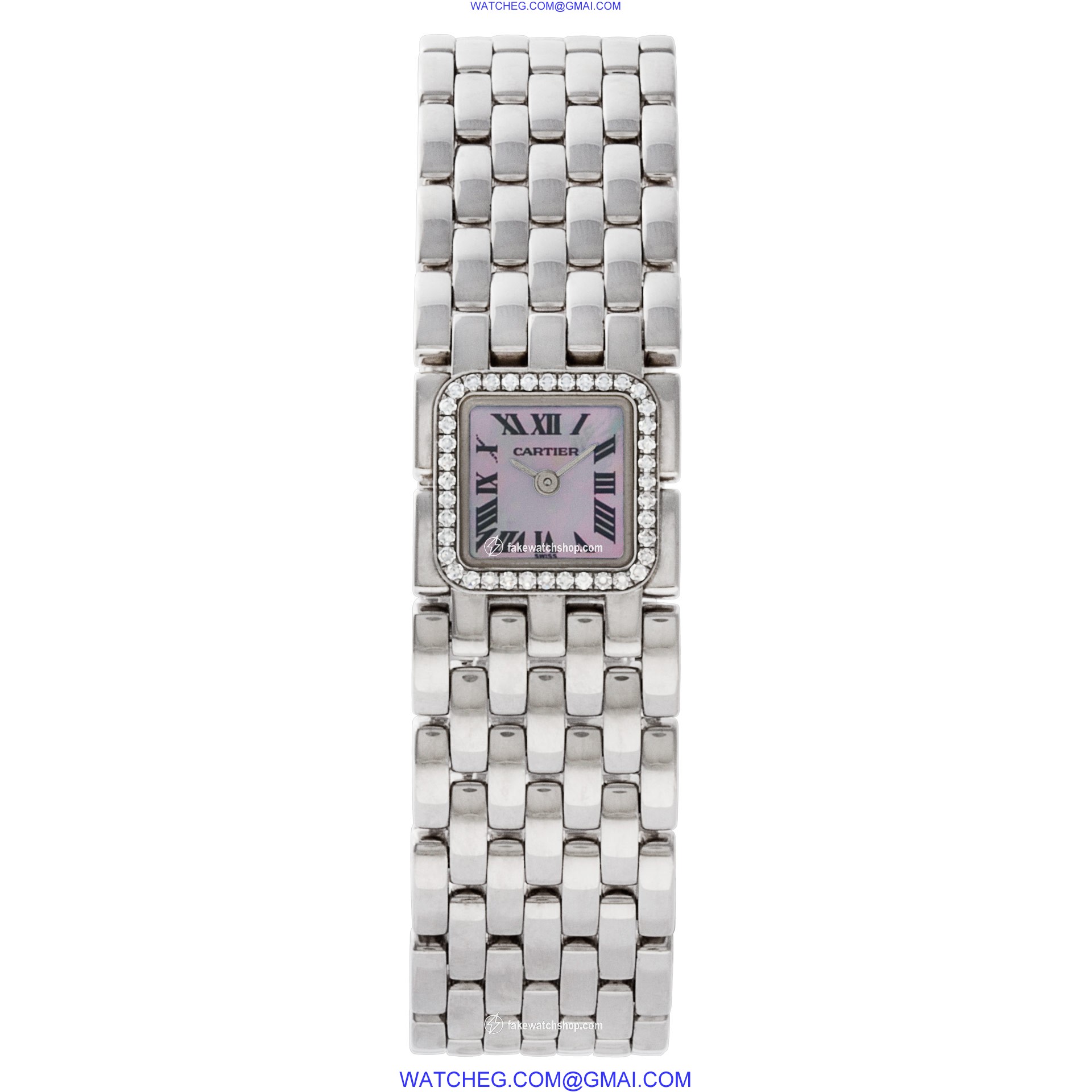 Cartier WG3002T8 Ruban Quartz Female 18k White Gold 2