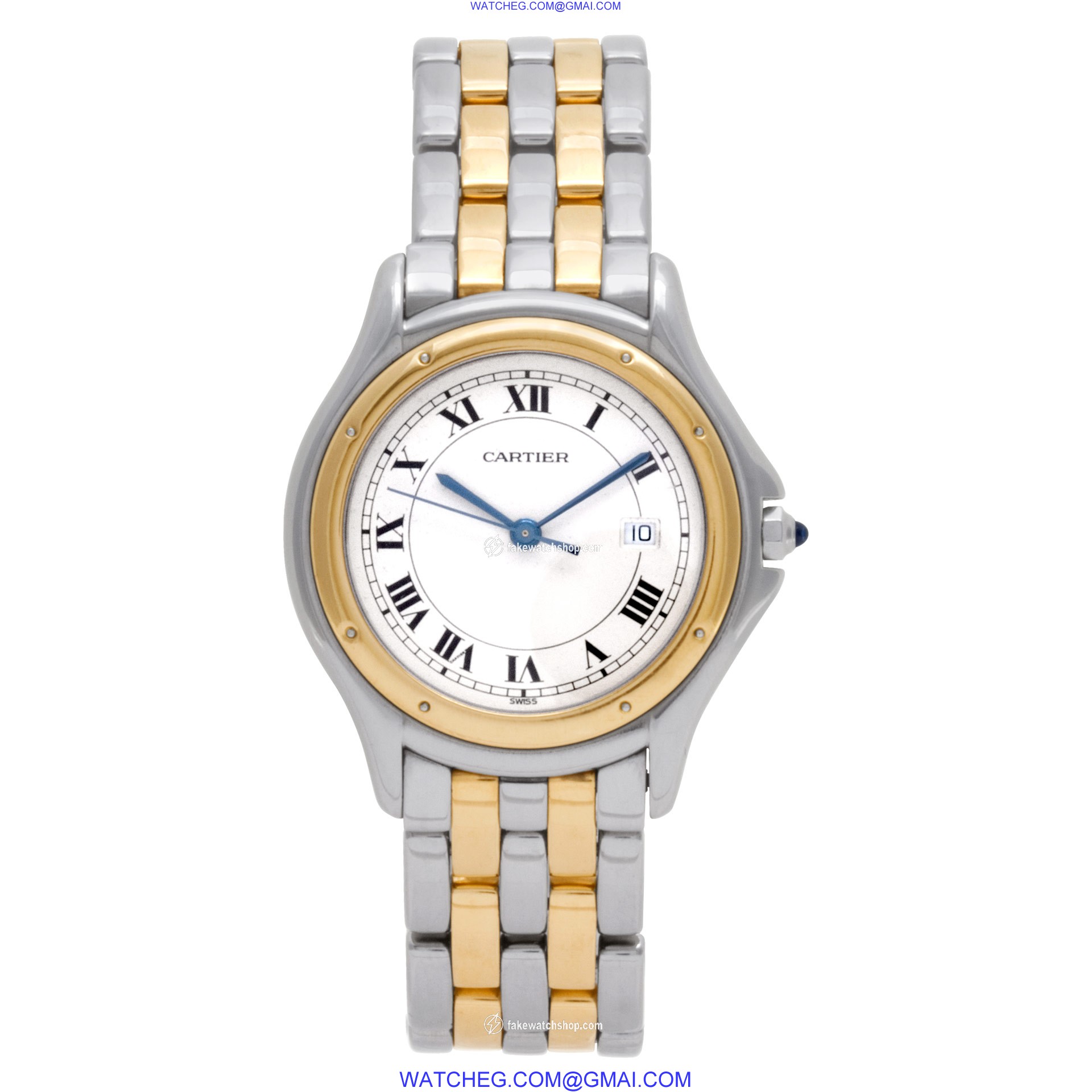 Cartier 17904 Cougar Quartz Unisex Stainless Steel 2