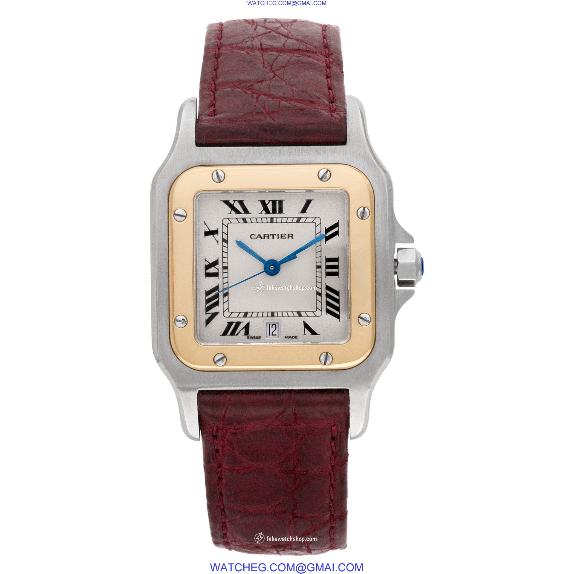 Cartier 187901 Santos Quartz Unisex Stainless Steel 2