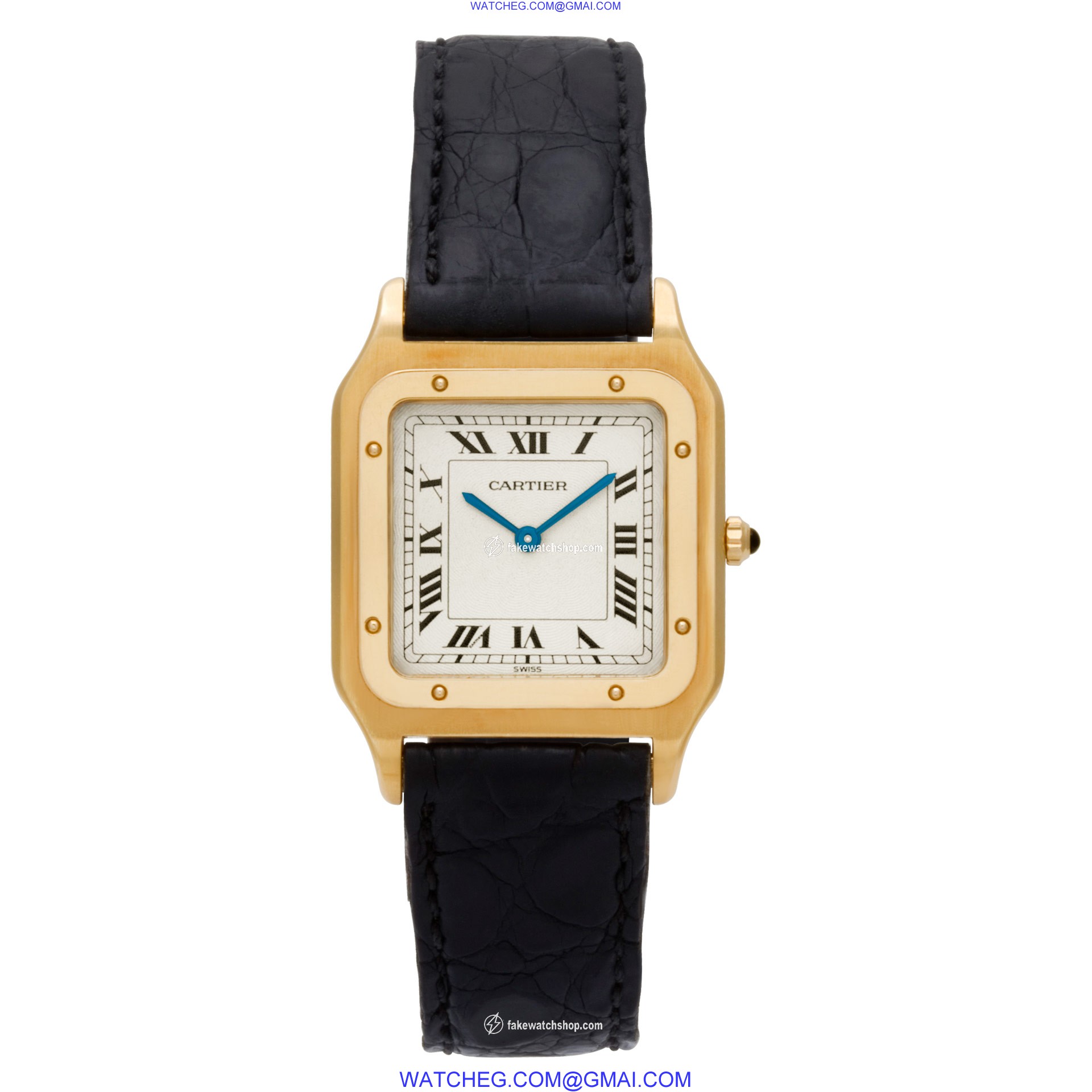 Cartier 8210541333 Santos Manual Unisex 18k yellow gold 2