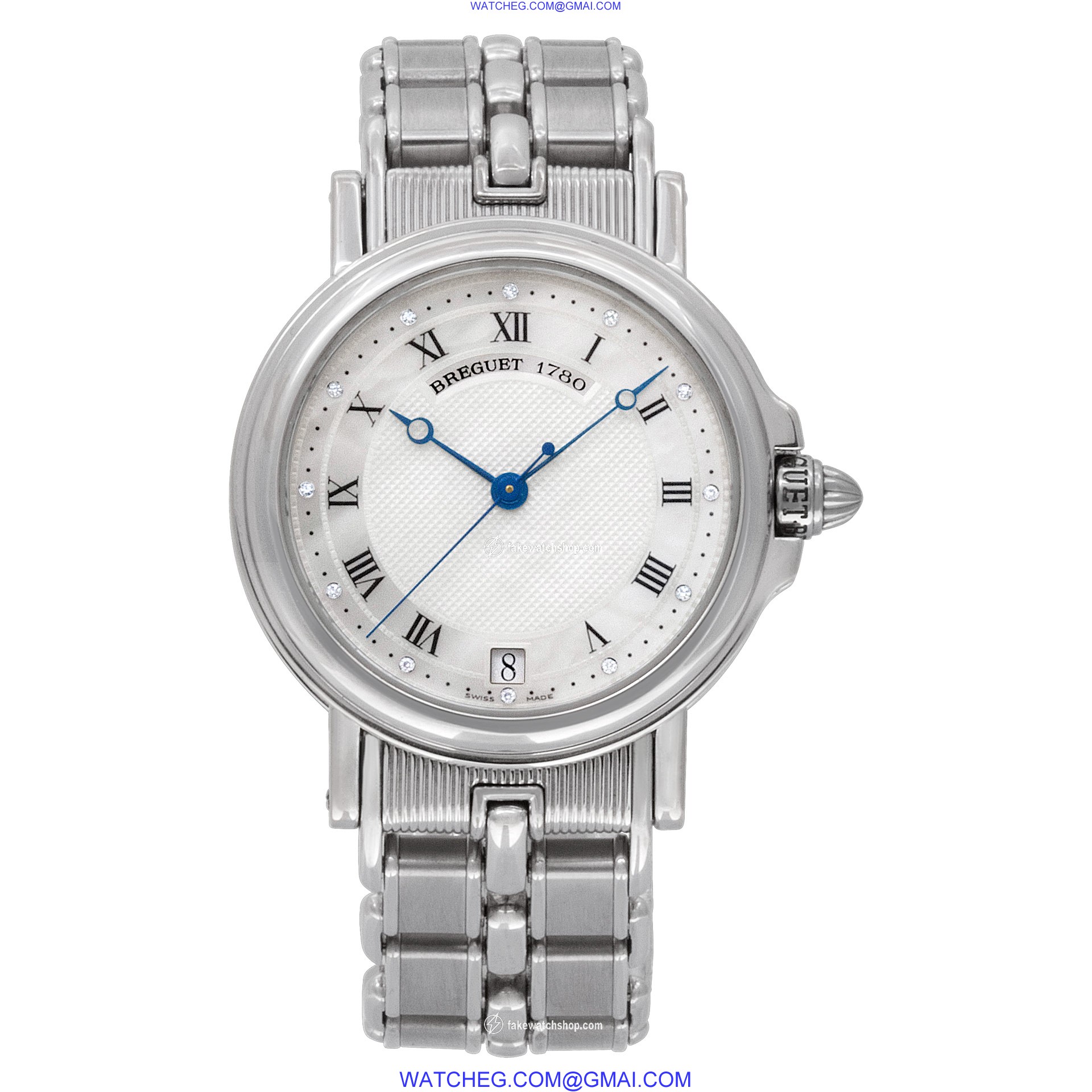 Breguet 1780E Marine Automatic Female 18k White Gold 2