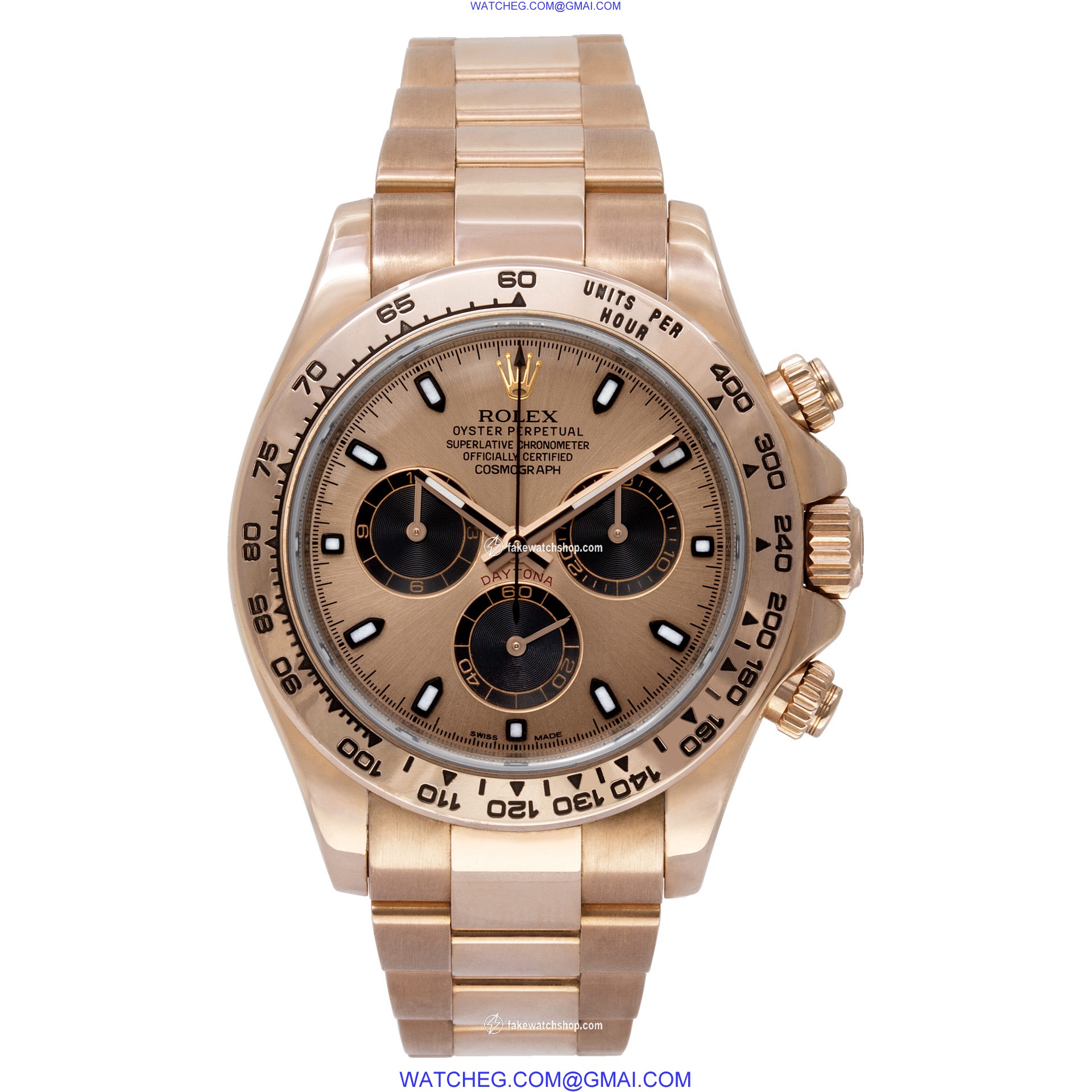 Rolex 116505 Daytona Automatic Unisex 18k rose gold 2